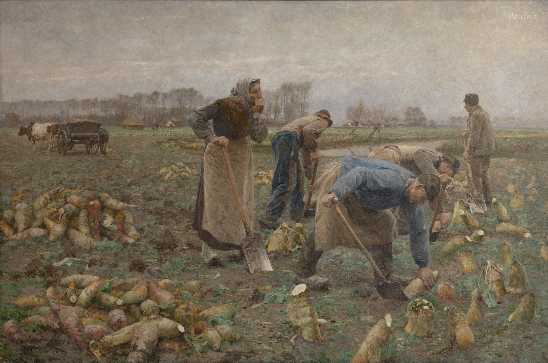 Sklizeň Řepy 1895