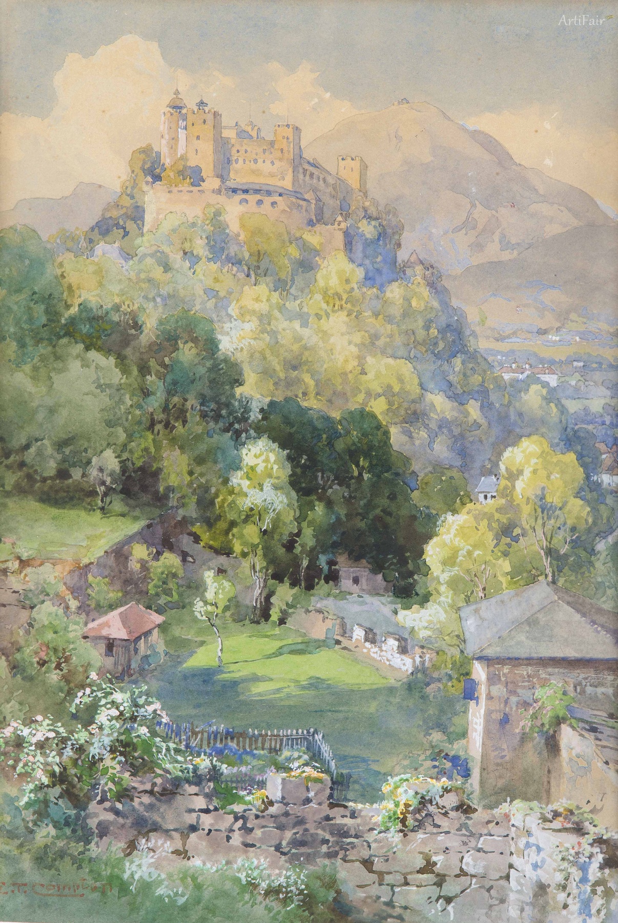 Pevnost Hohensalzburg z Richterhöhe