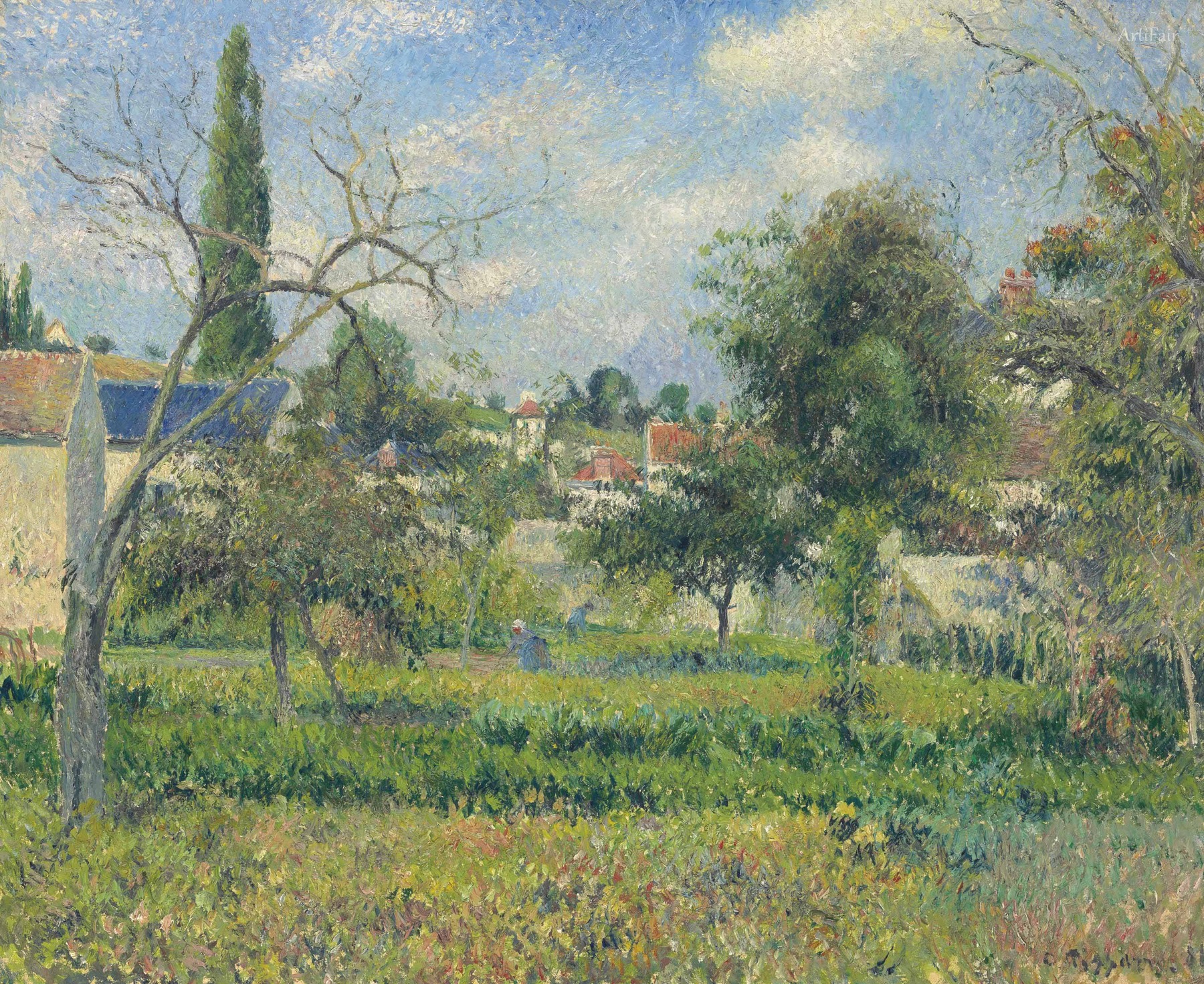 Peasant Women in the Fields, Pontoise