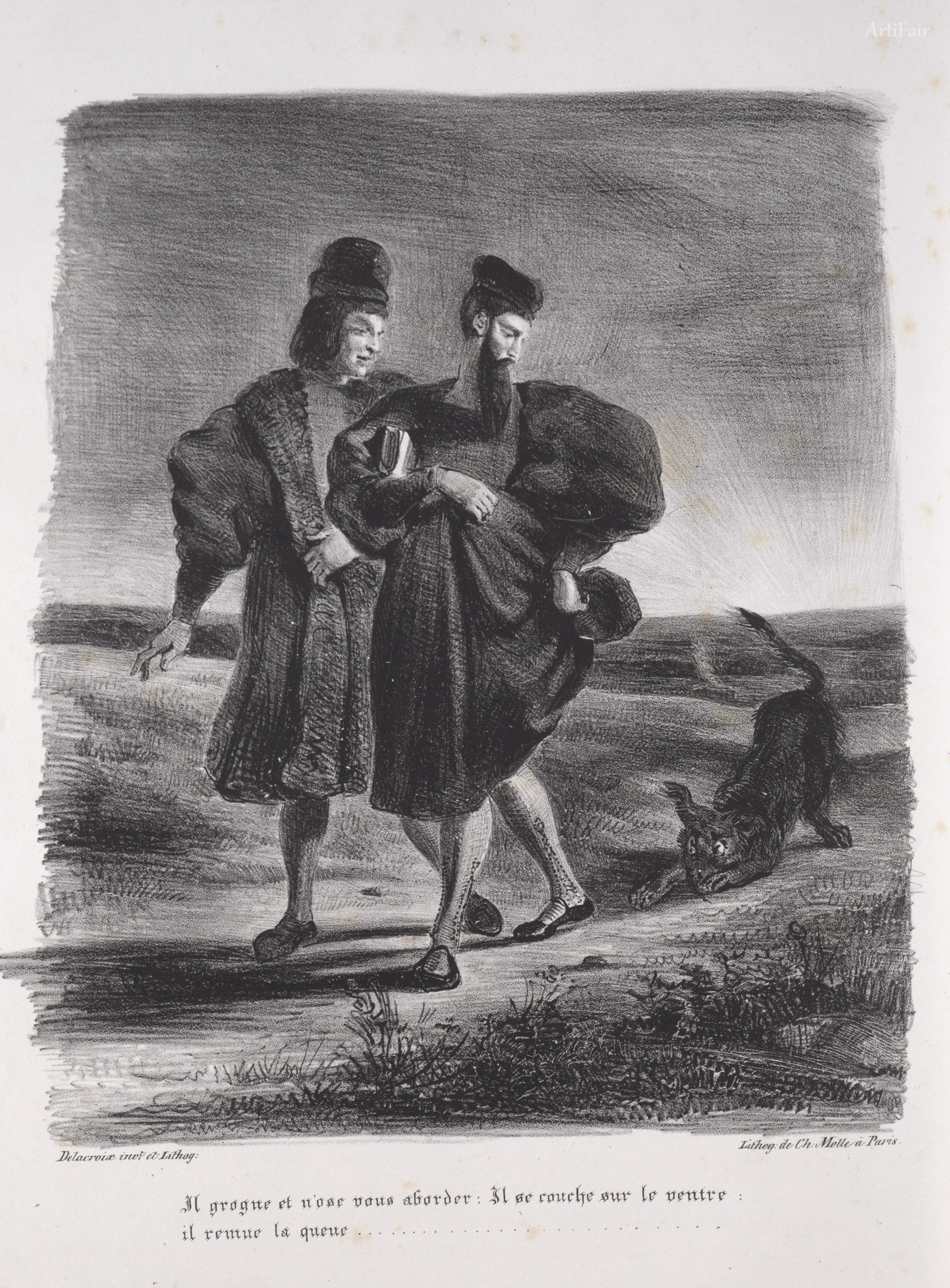 Illustrazioni per Faust, Mefistofele e il barbet