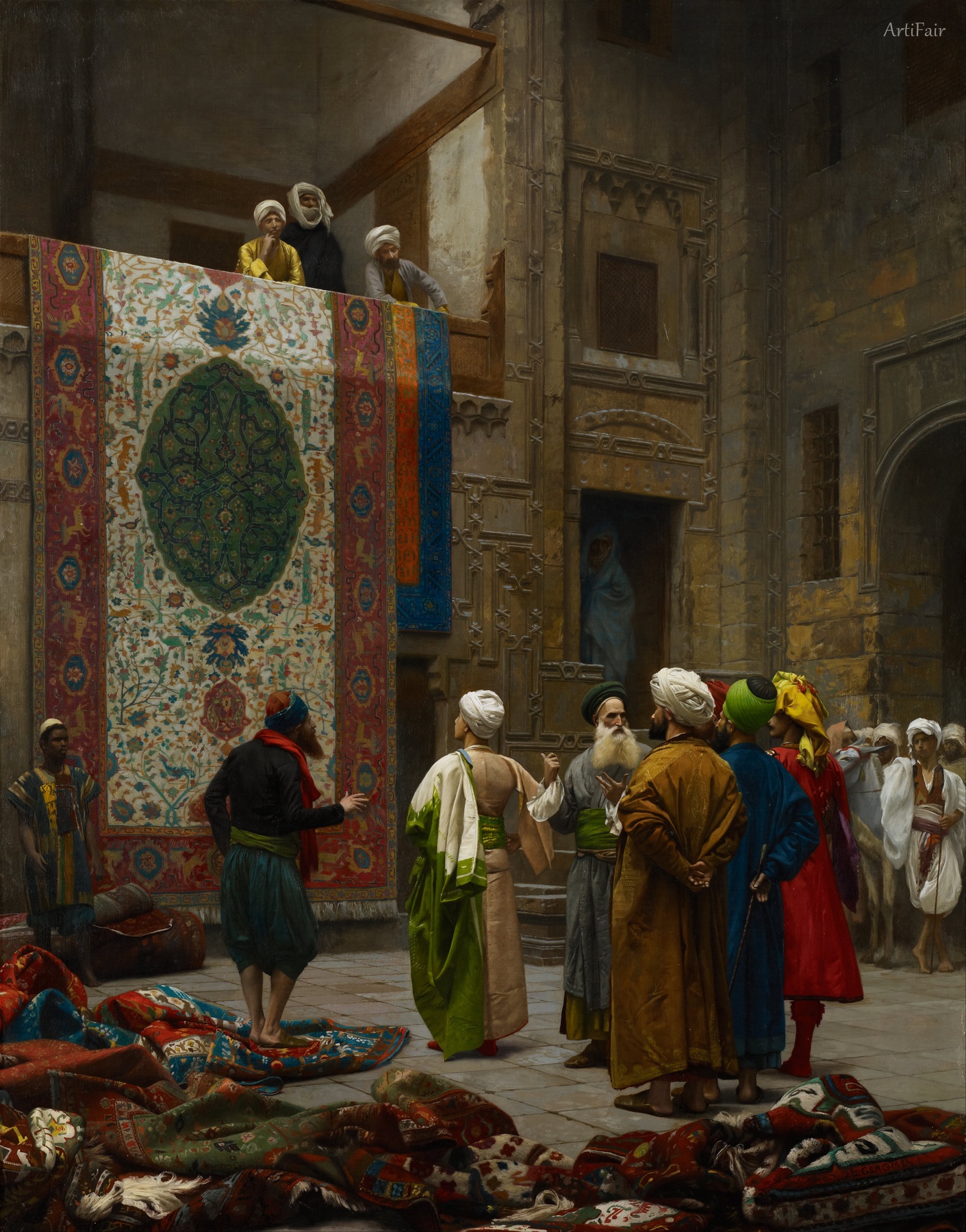 Carpet Merchant in Cairo 1887
