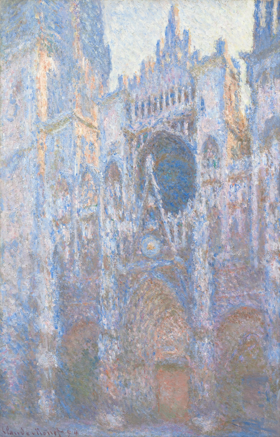 Rouen Cathedral, West Facade, Noon
