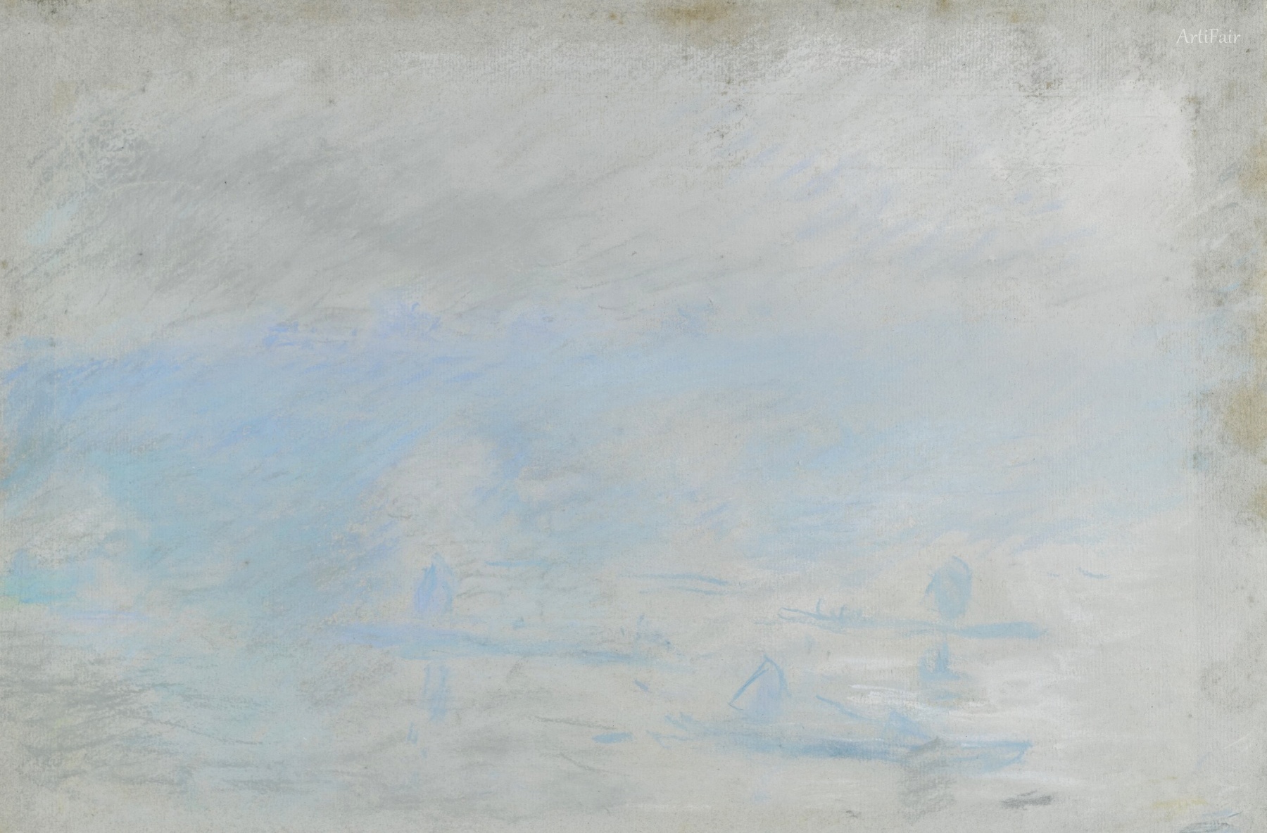 1904 Waterloo Bridge, brouillard