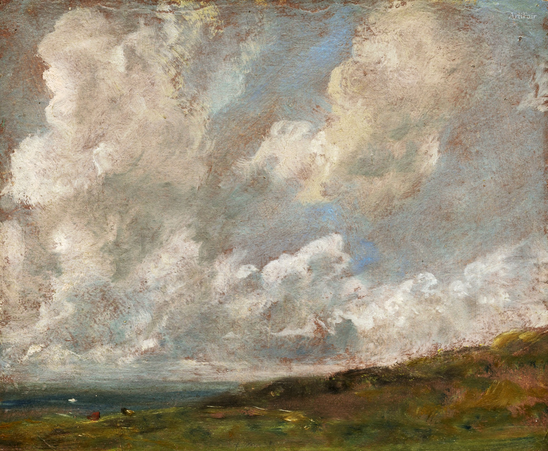 Study of Clouds over a Landscape