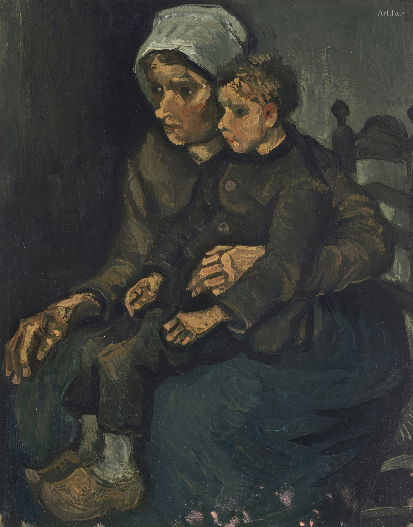 Peasant Woman with Child on her Lap