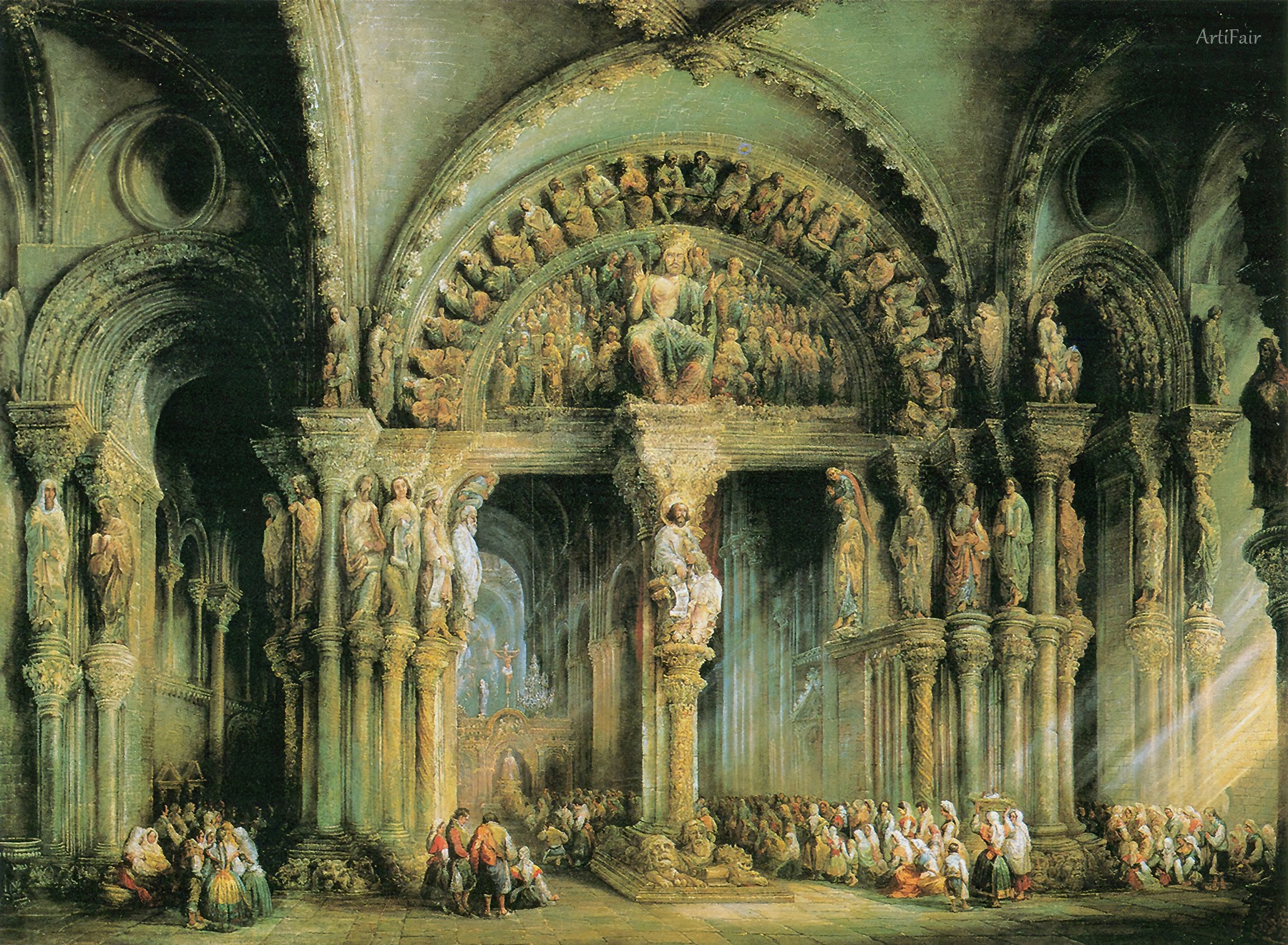 The Portico of the Glory of the Cathedral of Santiago de Compostela