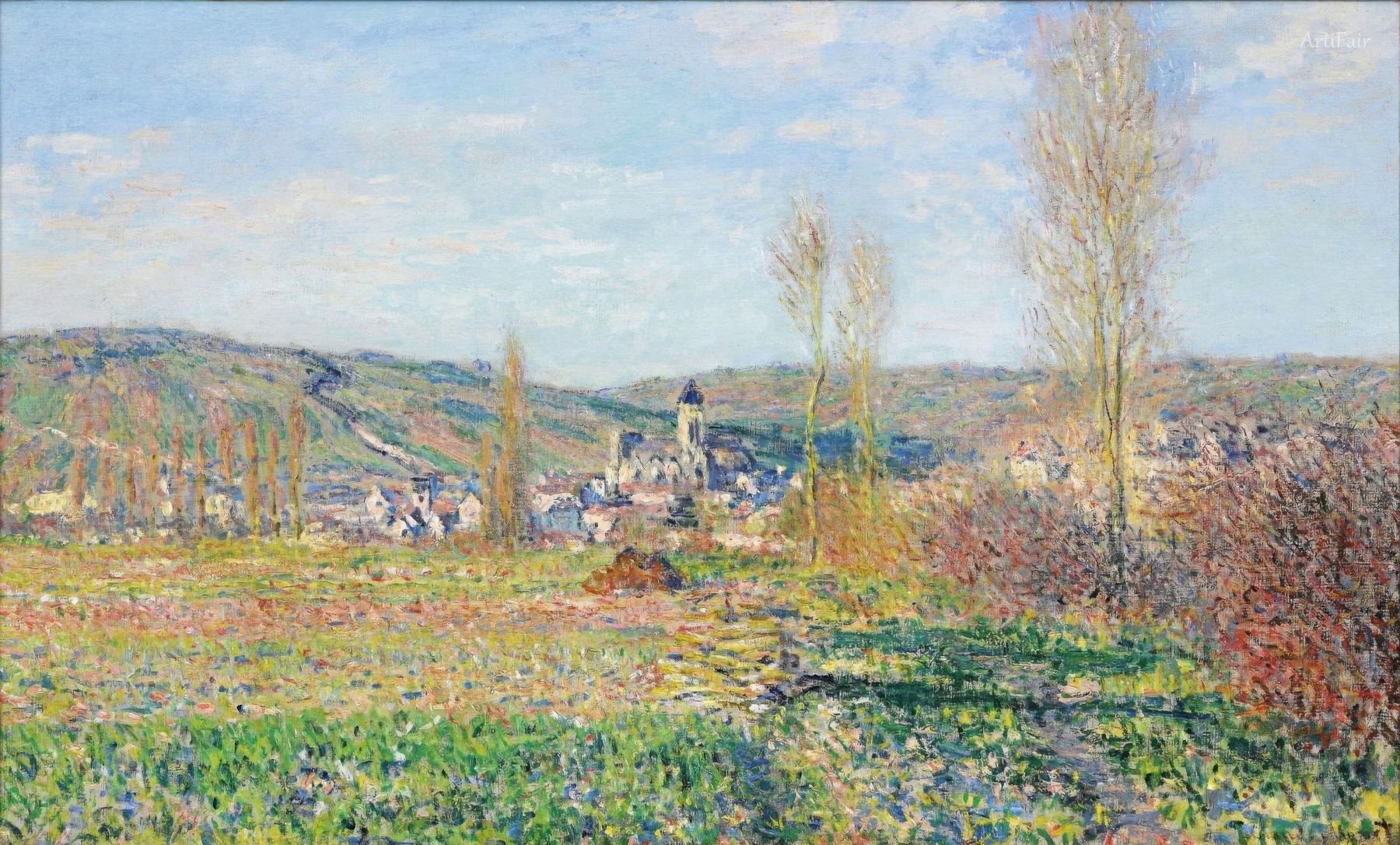 Vetheuil under the Sun