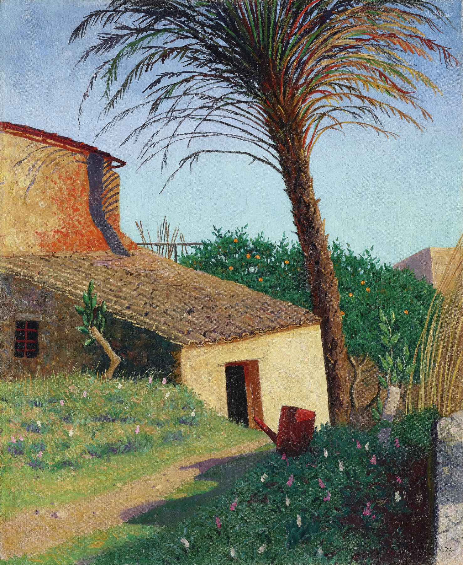 Cagnes, the Palm Tree