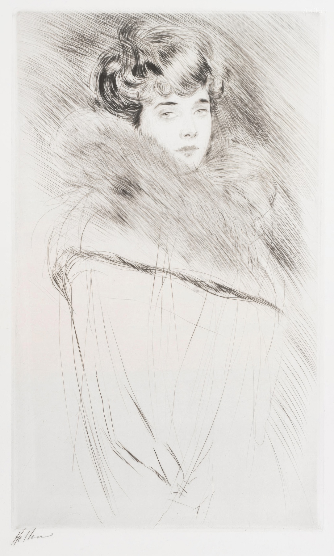 Portrait of a young woman