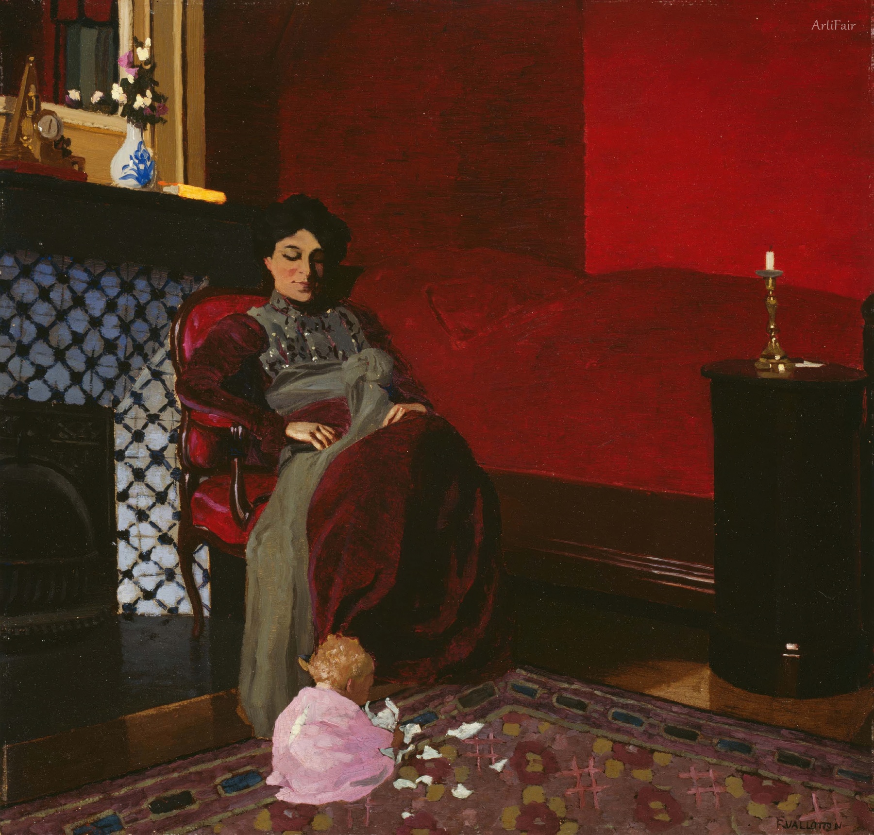 Madame Vallotton and her Niece, Germaine Aghion