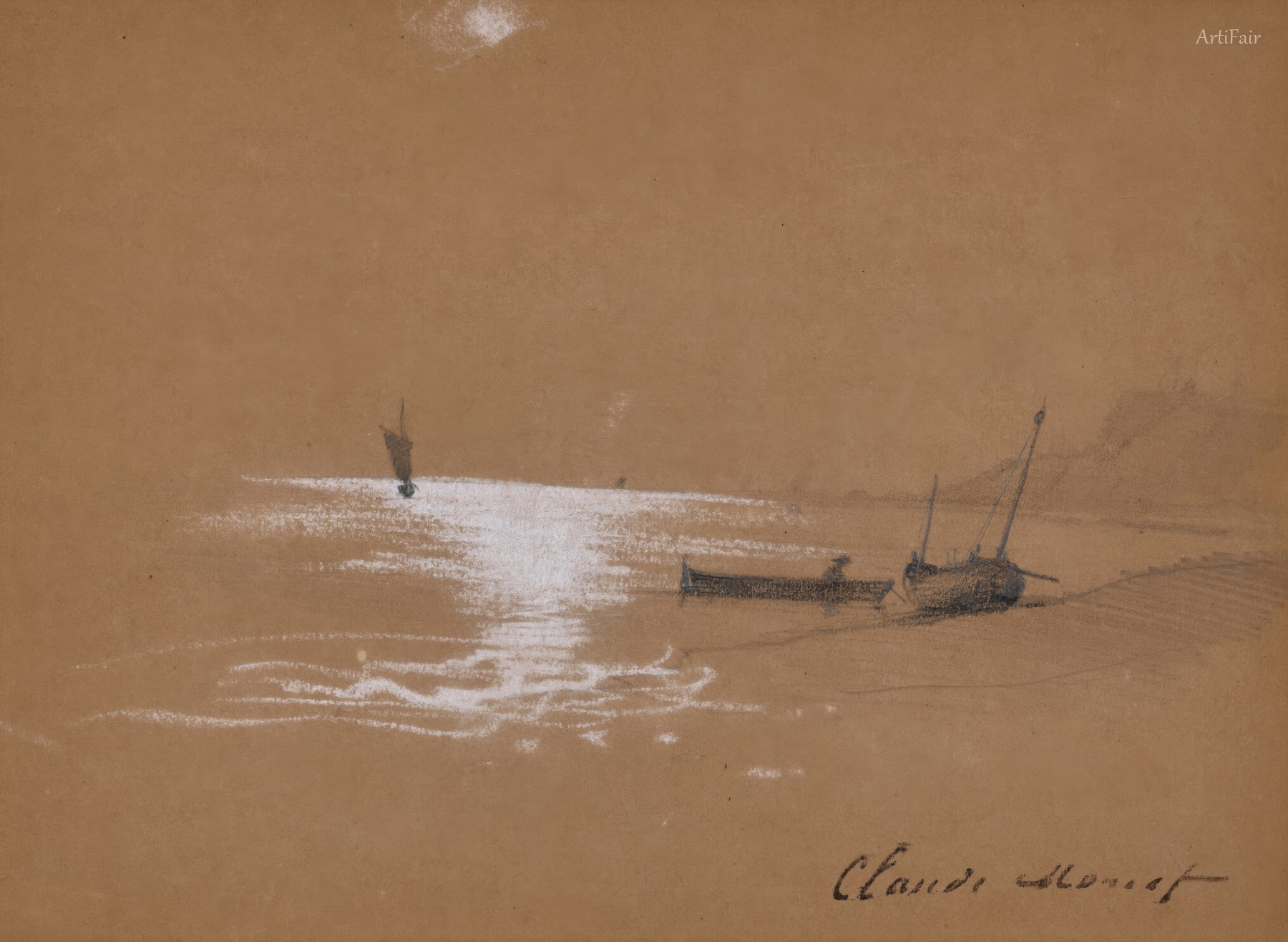 Marine, plage de Sainte-Adresse