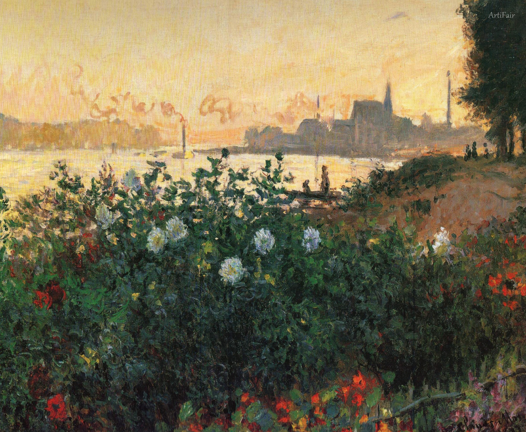 Flowered Riverbank, Argenteuil