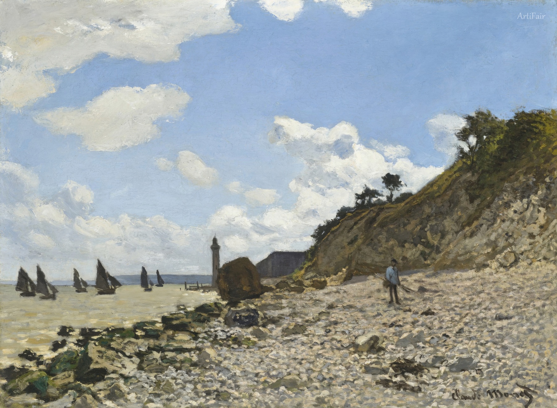 The Beach at Honfleur
