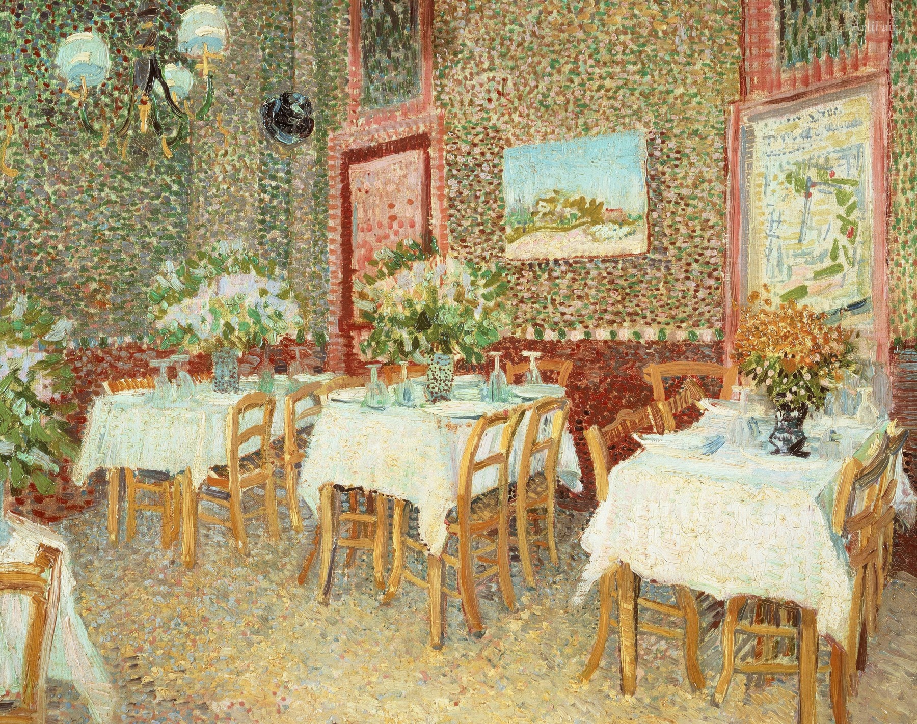 Interior of a Restaurant