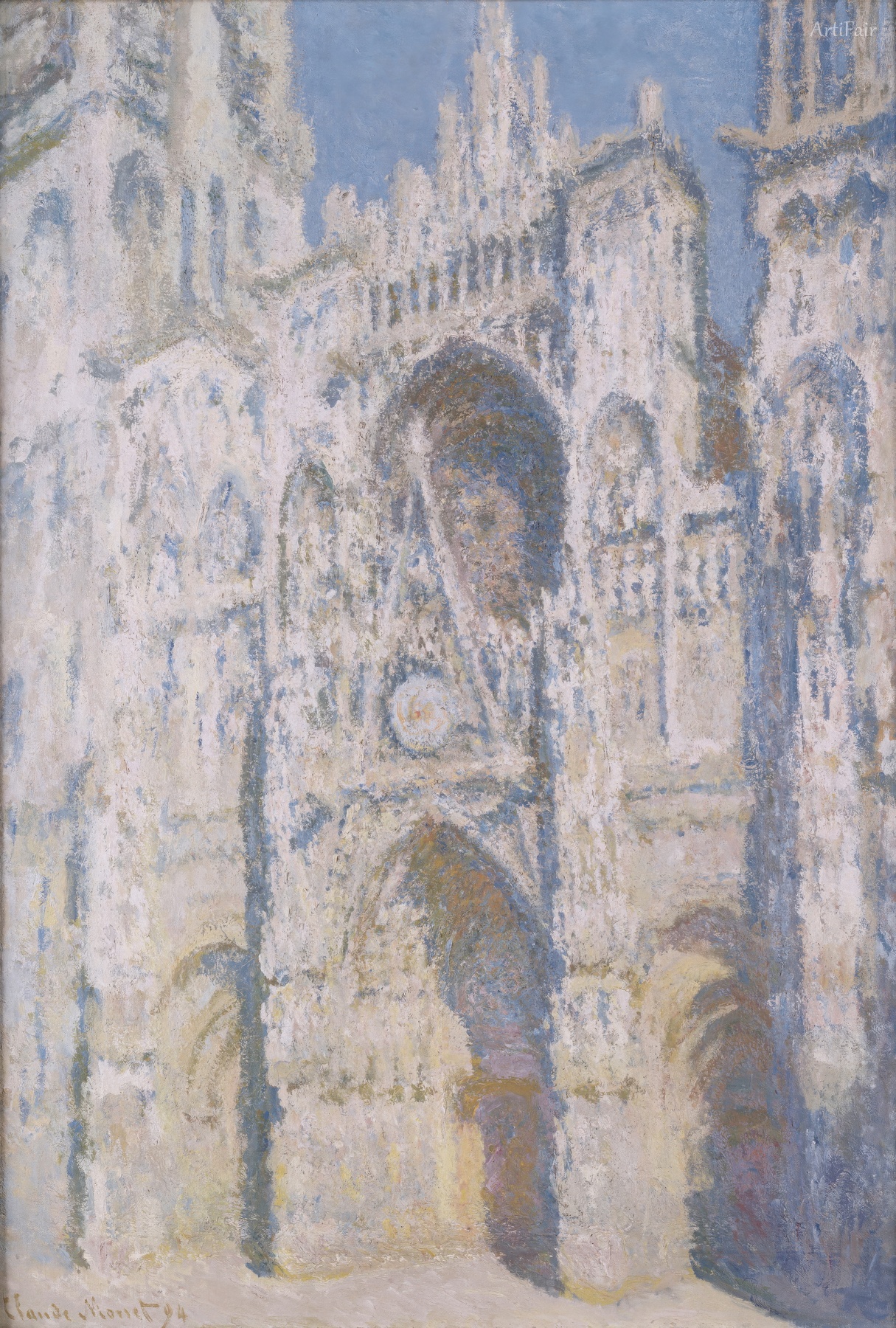 The Portal and the Tour d'Albane in the sunlight