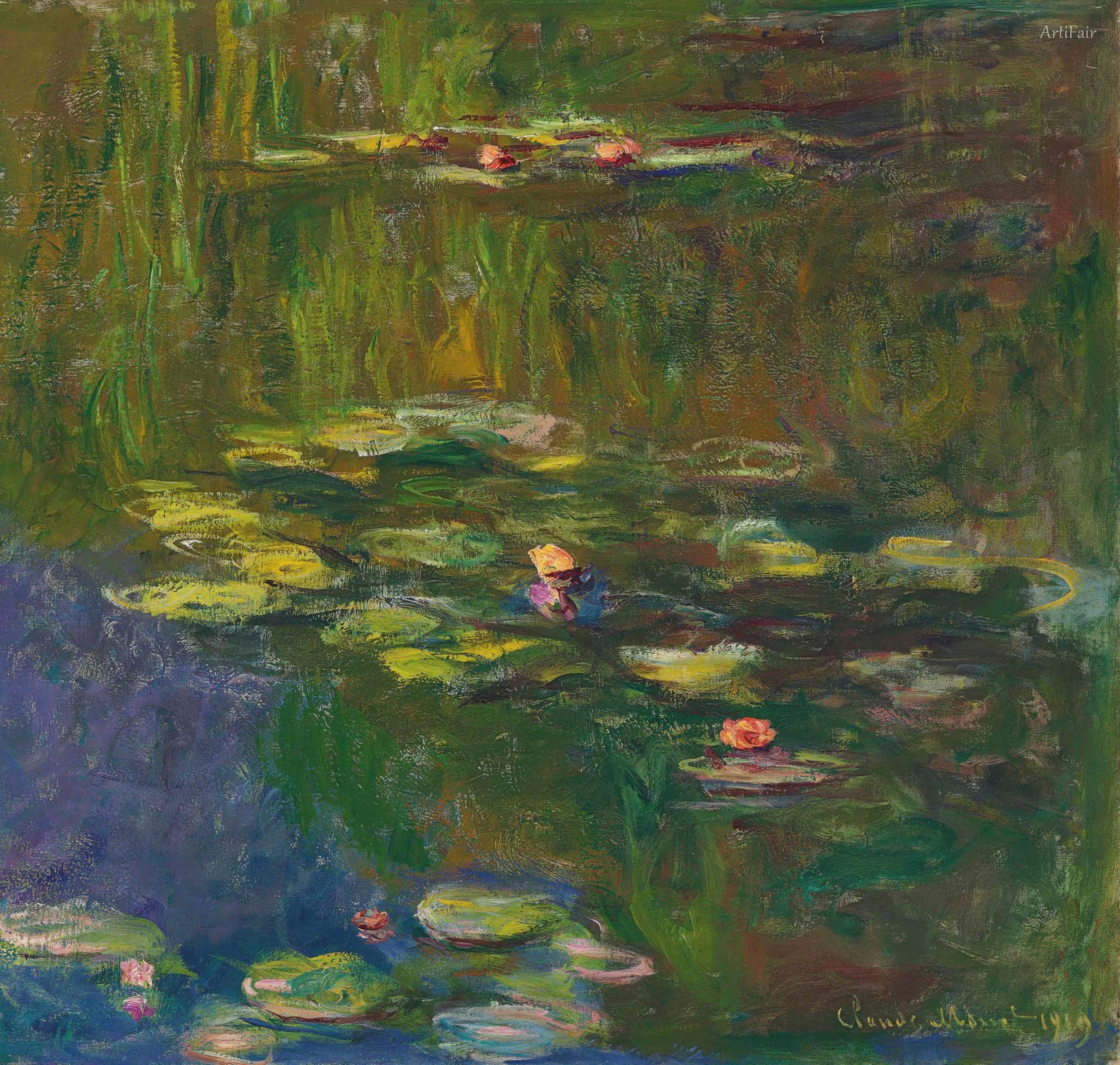 Le bassin aux nymphéas