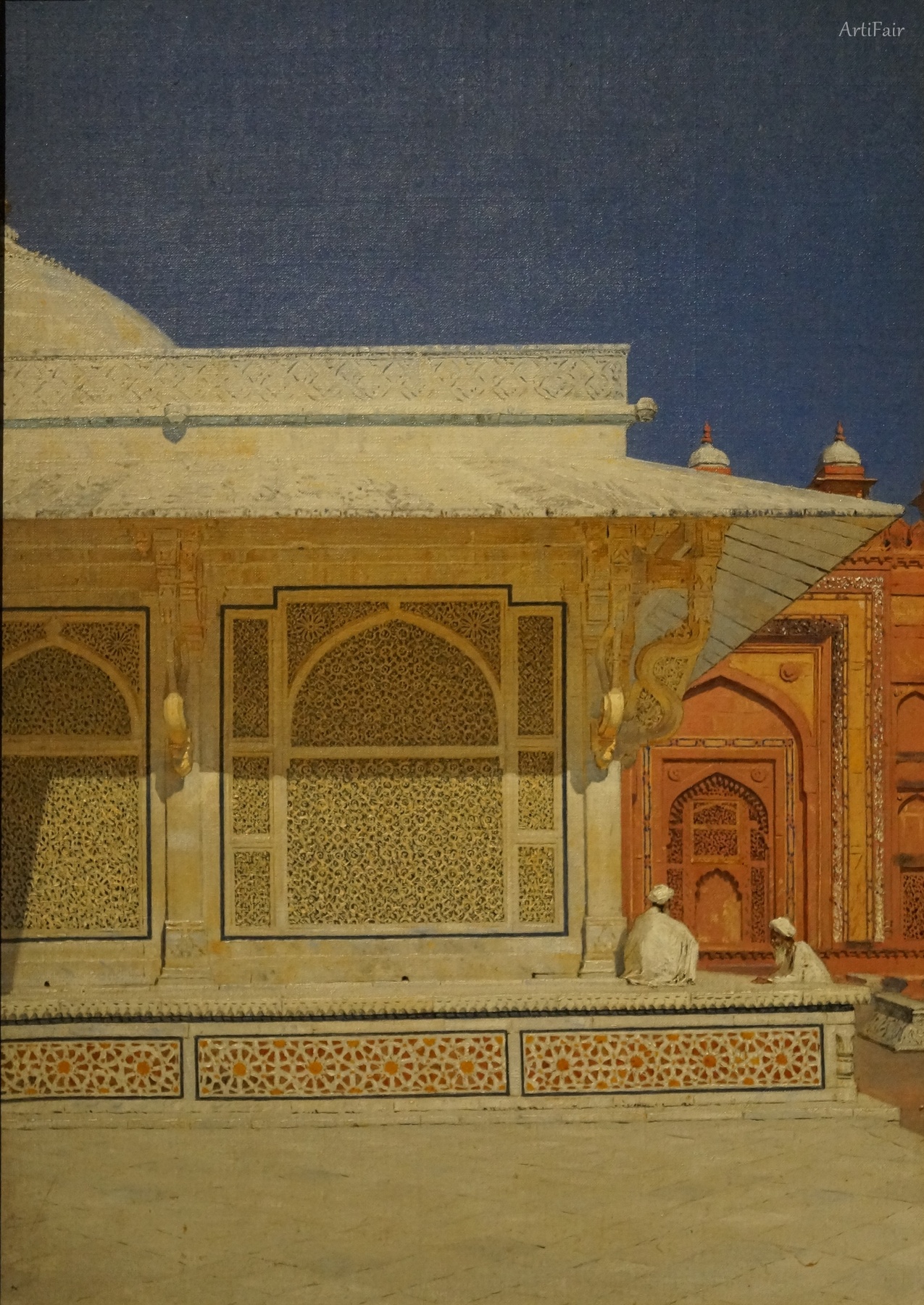 Tomb of Sheikh Salim Chishti at Fatehpur Sikri 1874