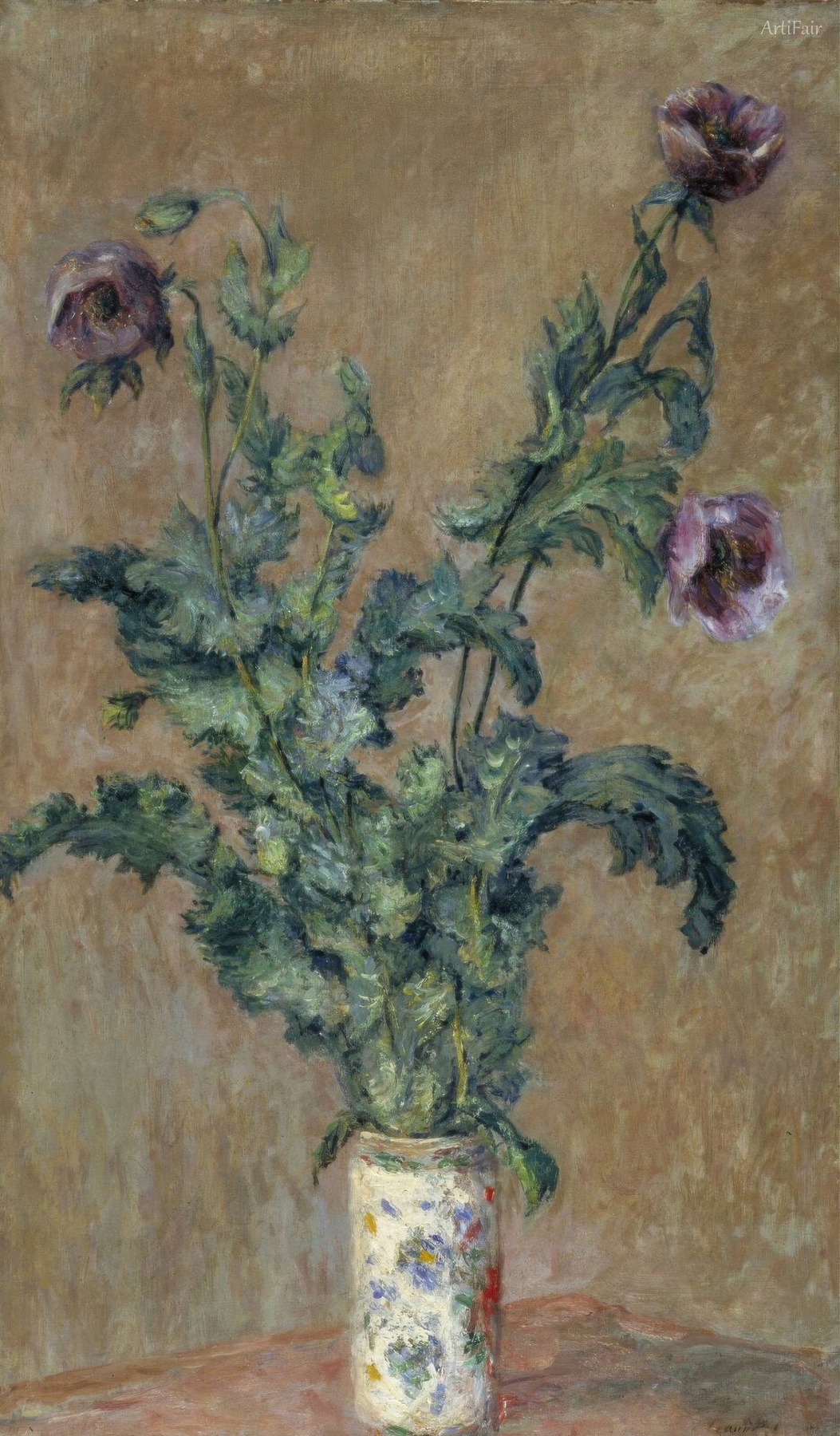 Vase of Poppies