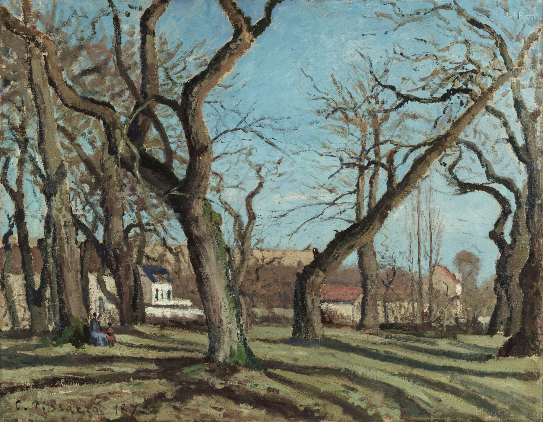 Chestnut Grove at Louveciennes 1872