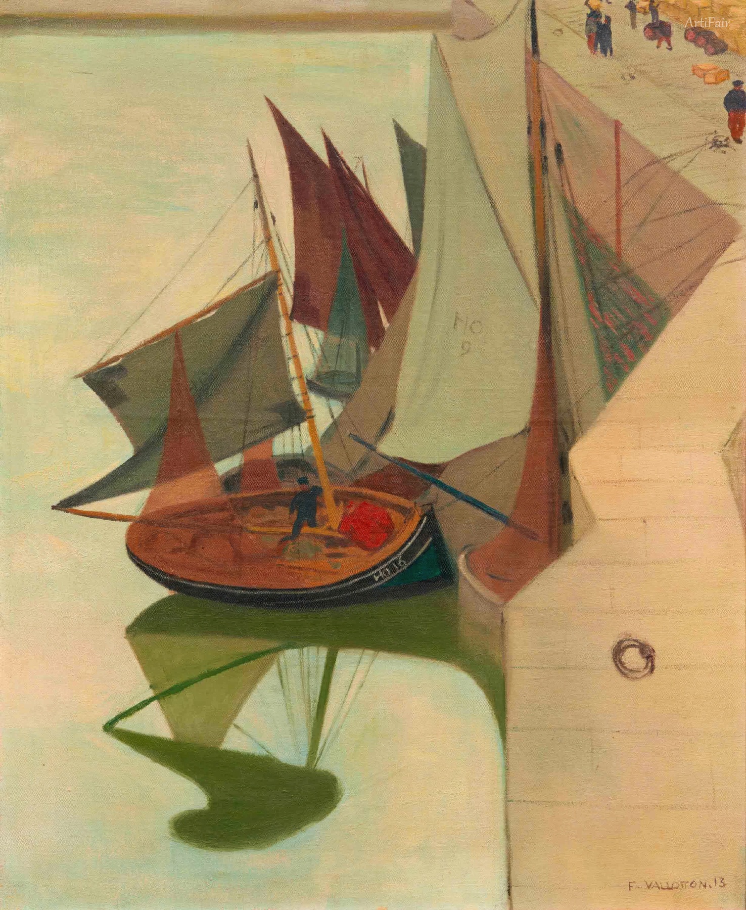 Boats at the Quay 1913