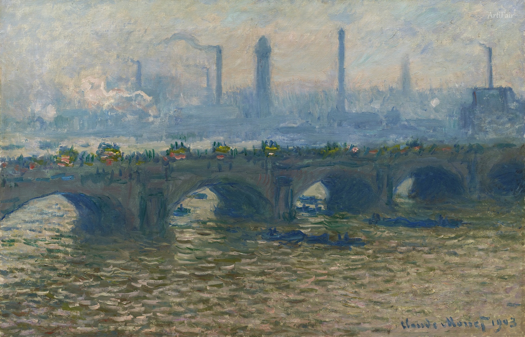 Waterloo Bridge, Gray Weather