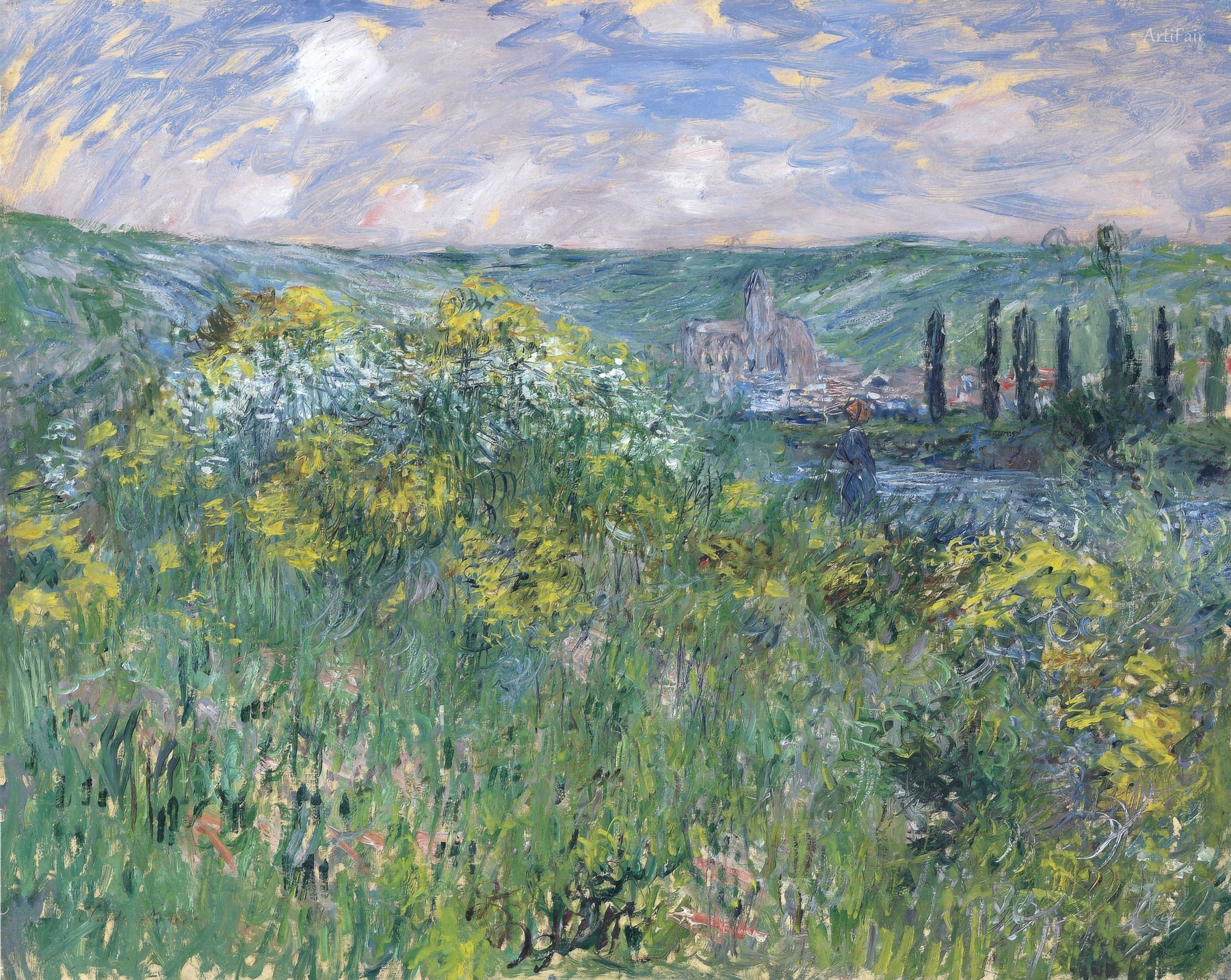 Landscape near Vetheuil