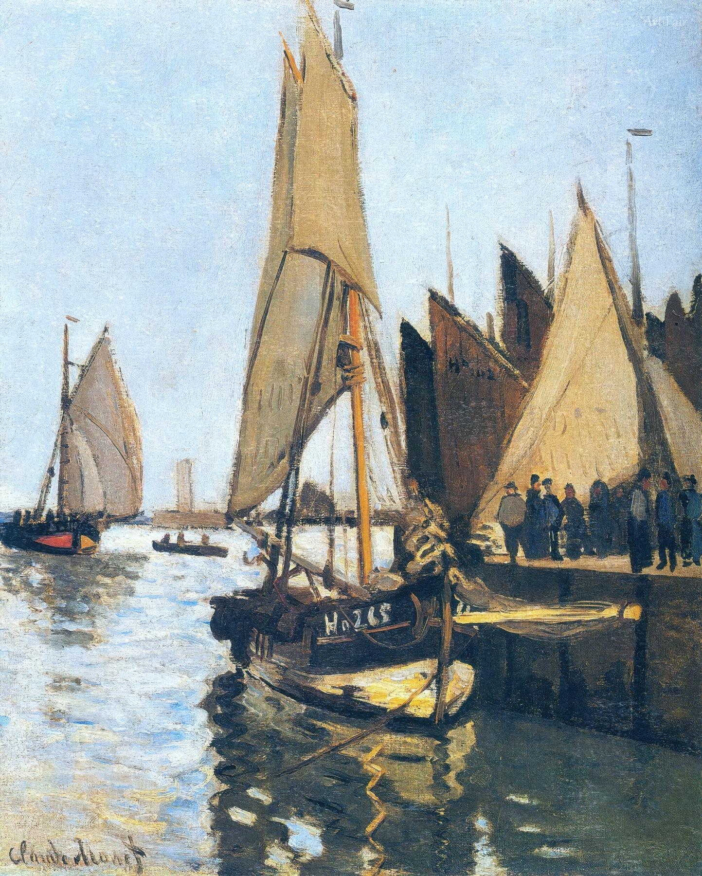 Sailing Boats at Honfleur