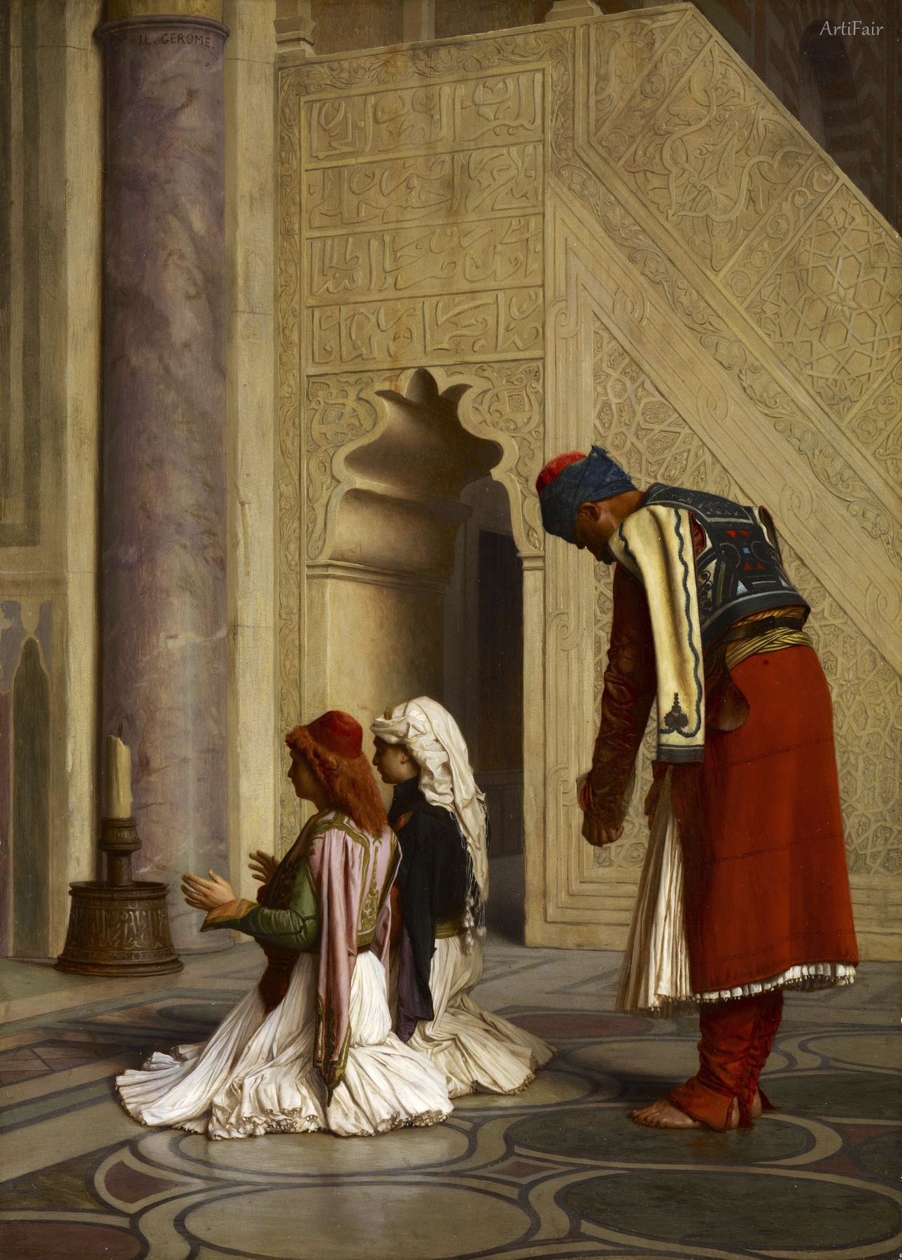 Young Greeks in the Mosque