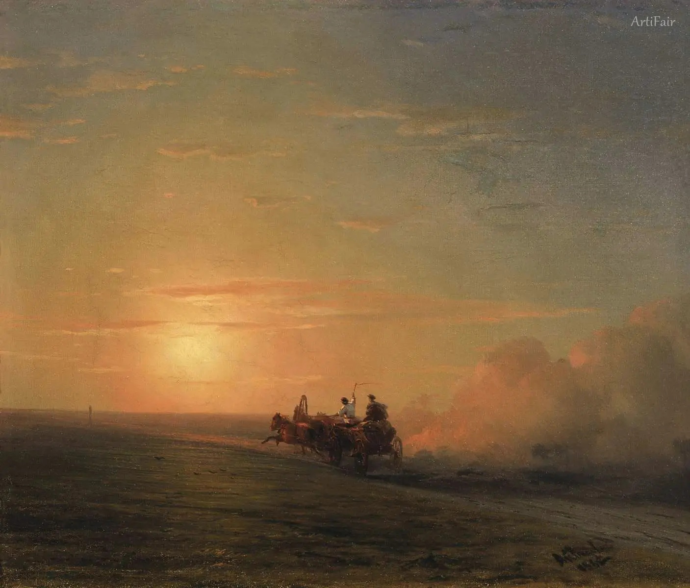 Troika in de steppe