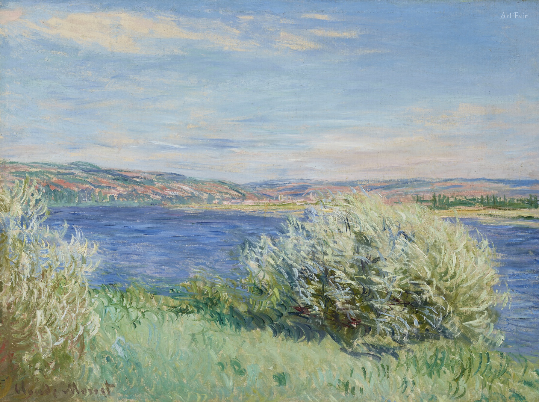 Břehy Seiny poblíž Vétheuil