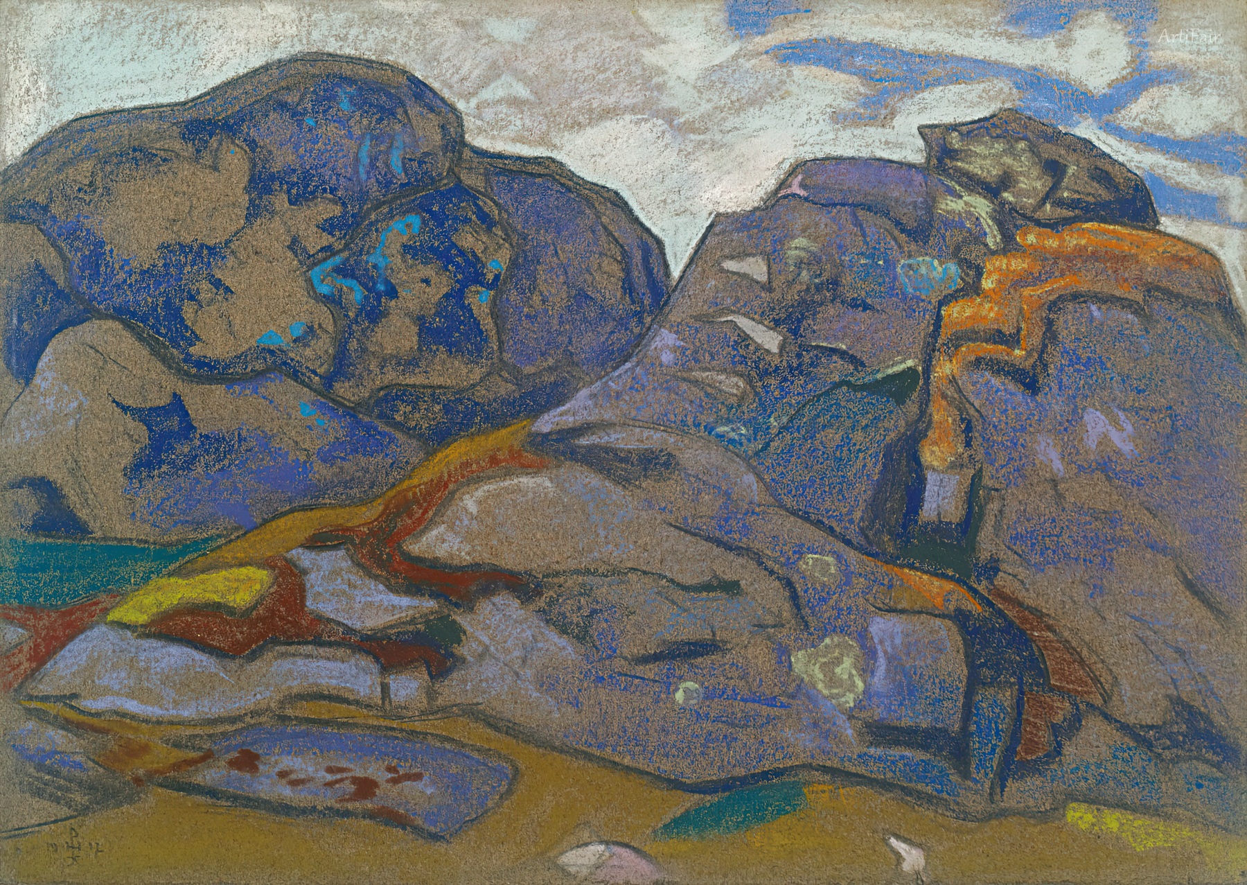 Nördliche Landschaft - Ladoga