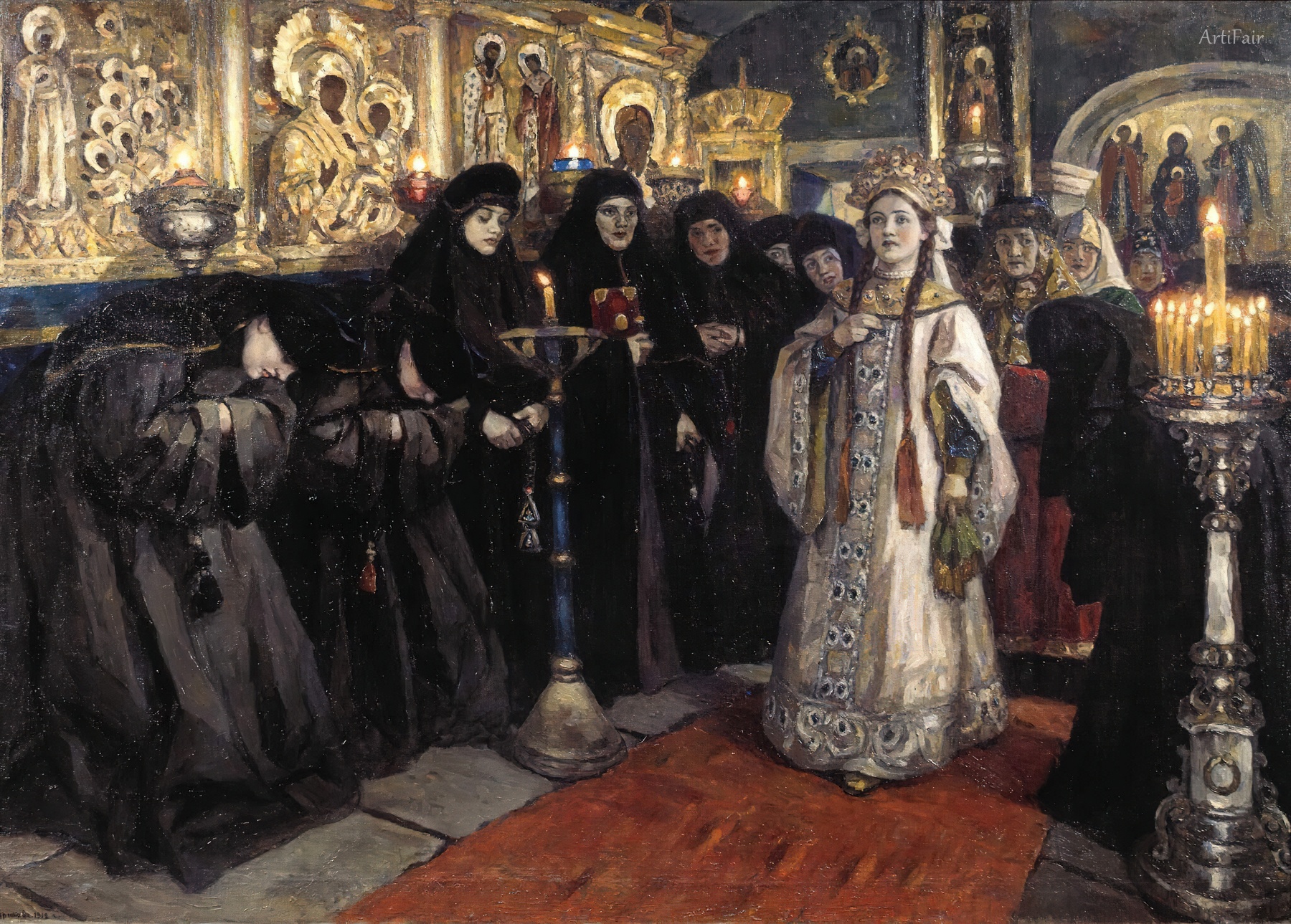 Visiting the Princess in the Women's Monastery