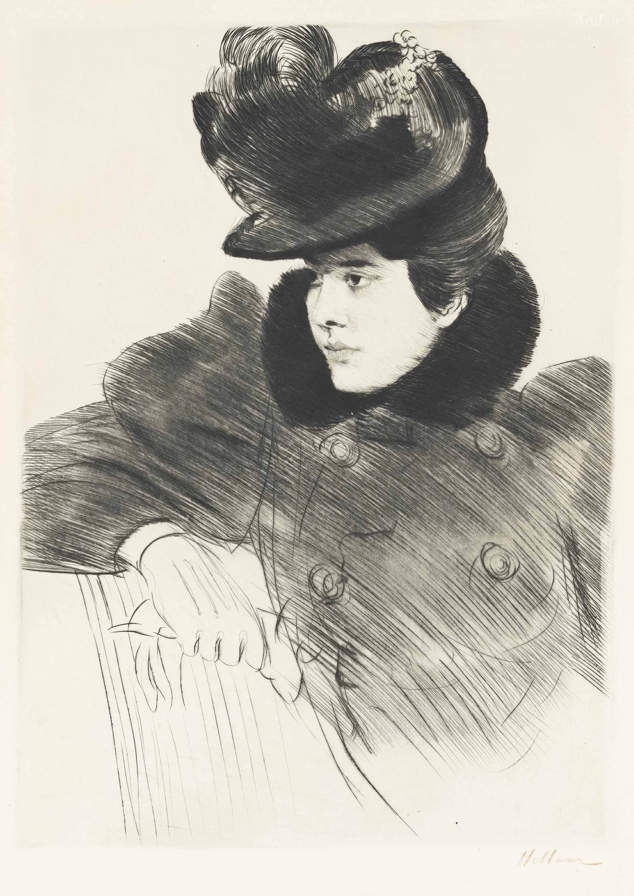 Žena s kloboukem