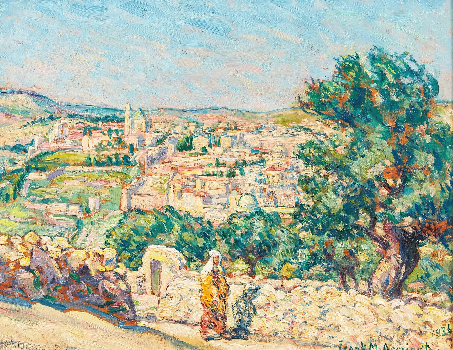 Southern Part of Jerusalem from Mount of Olives