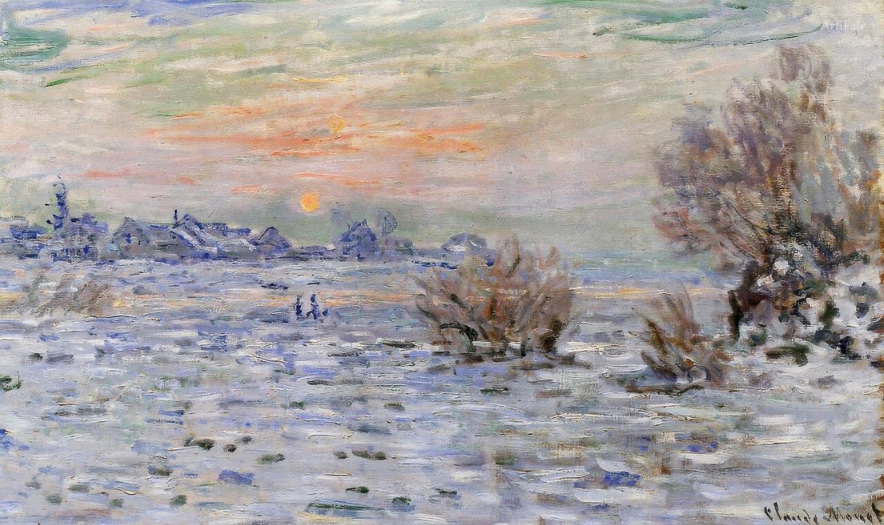 Zima na Seině, Lavacourt