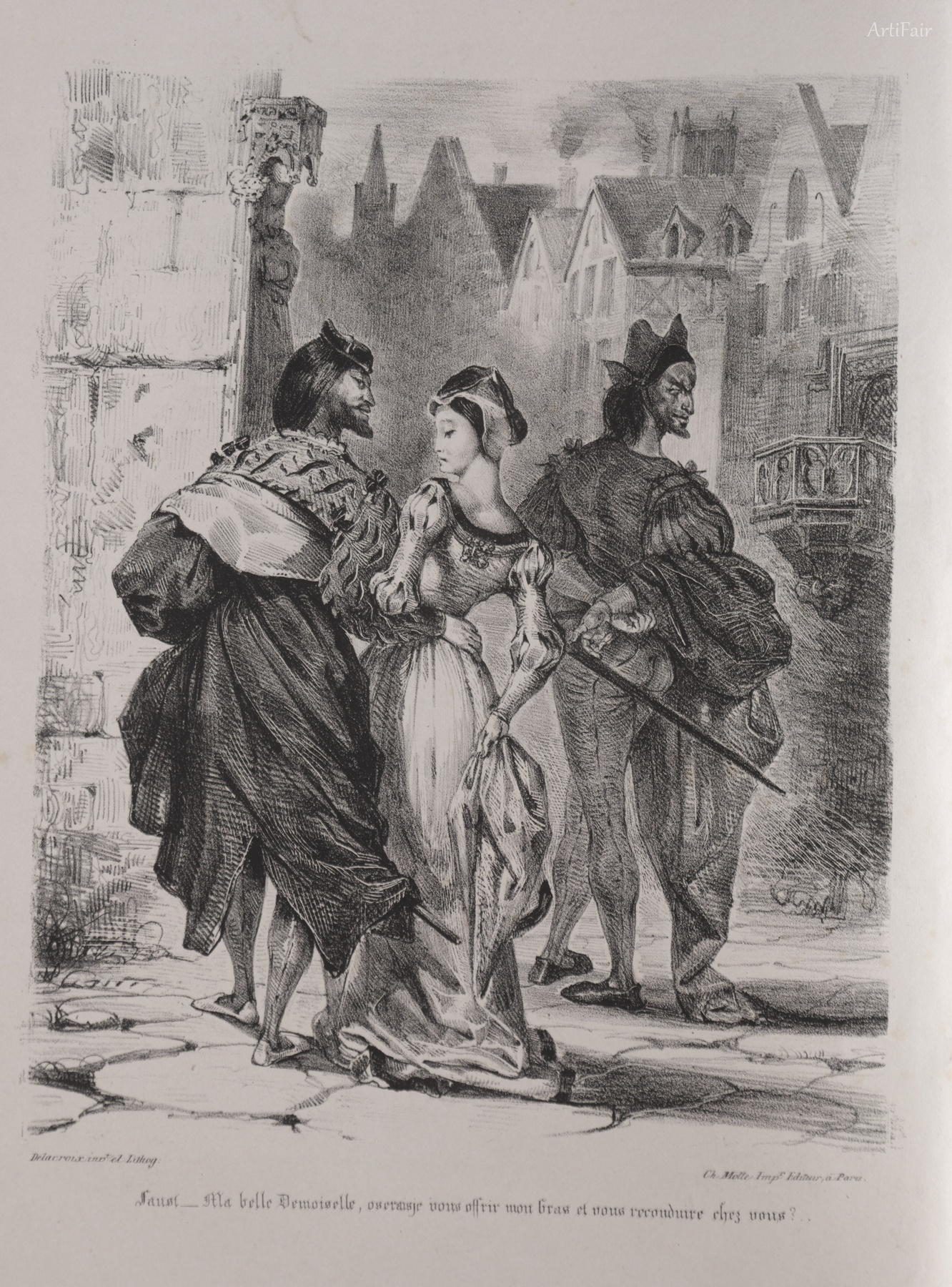 Faust cerca di sedurre Margherita