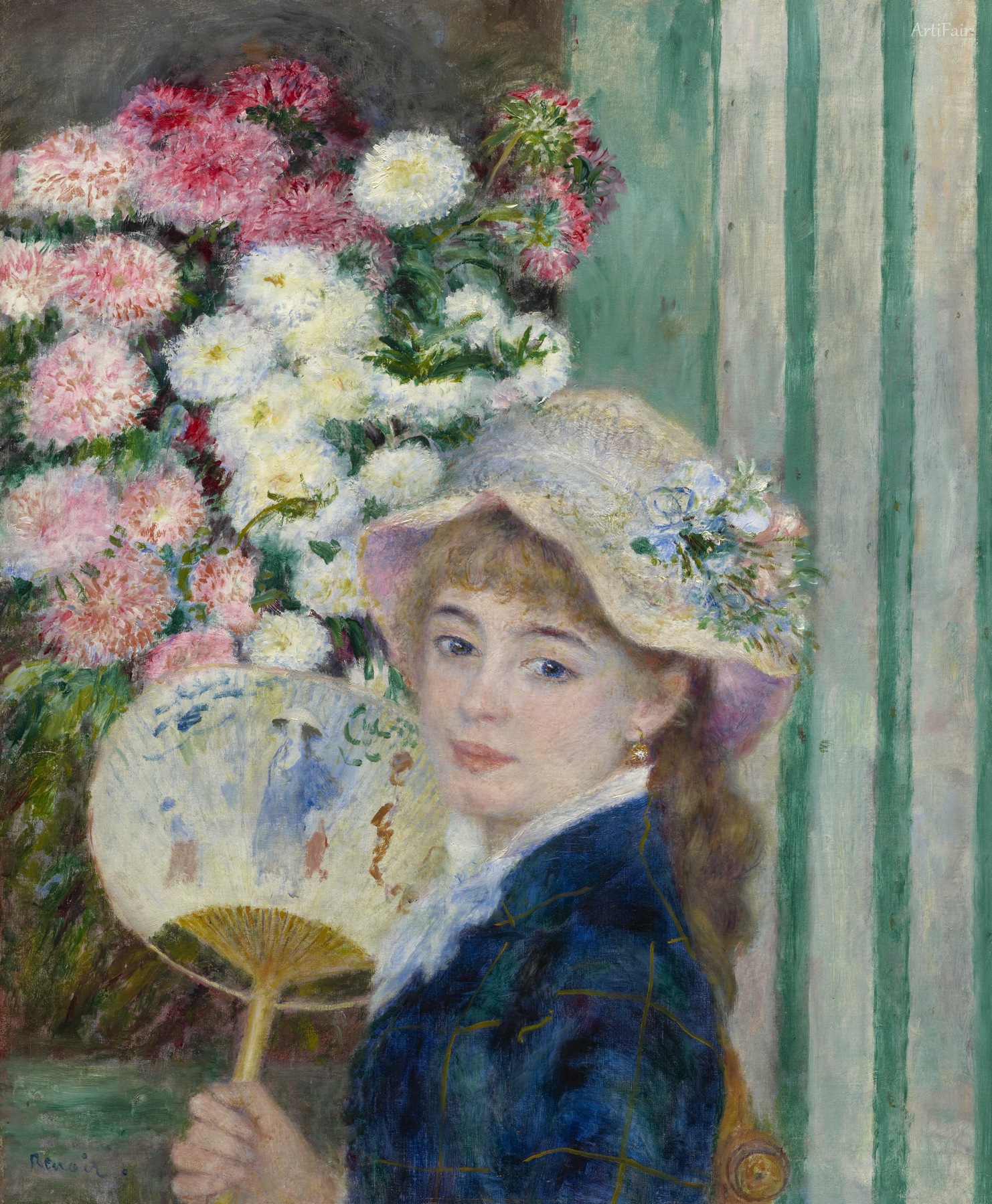 Young Girl with a Fan