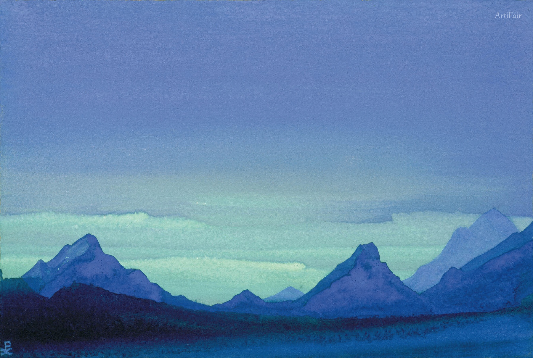 The Himalayas (Evening Mountains)