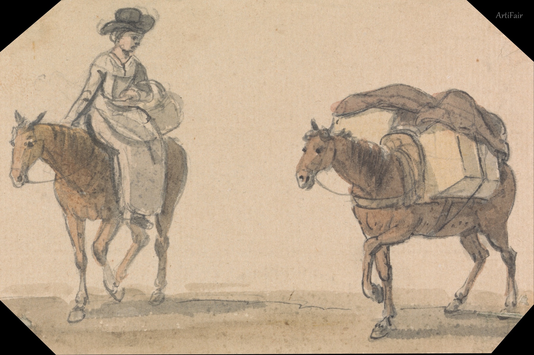 Girl with Packhorse