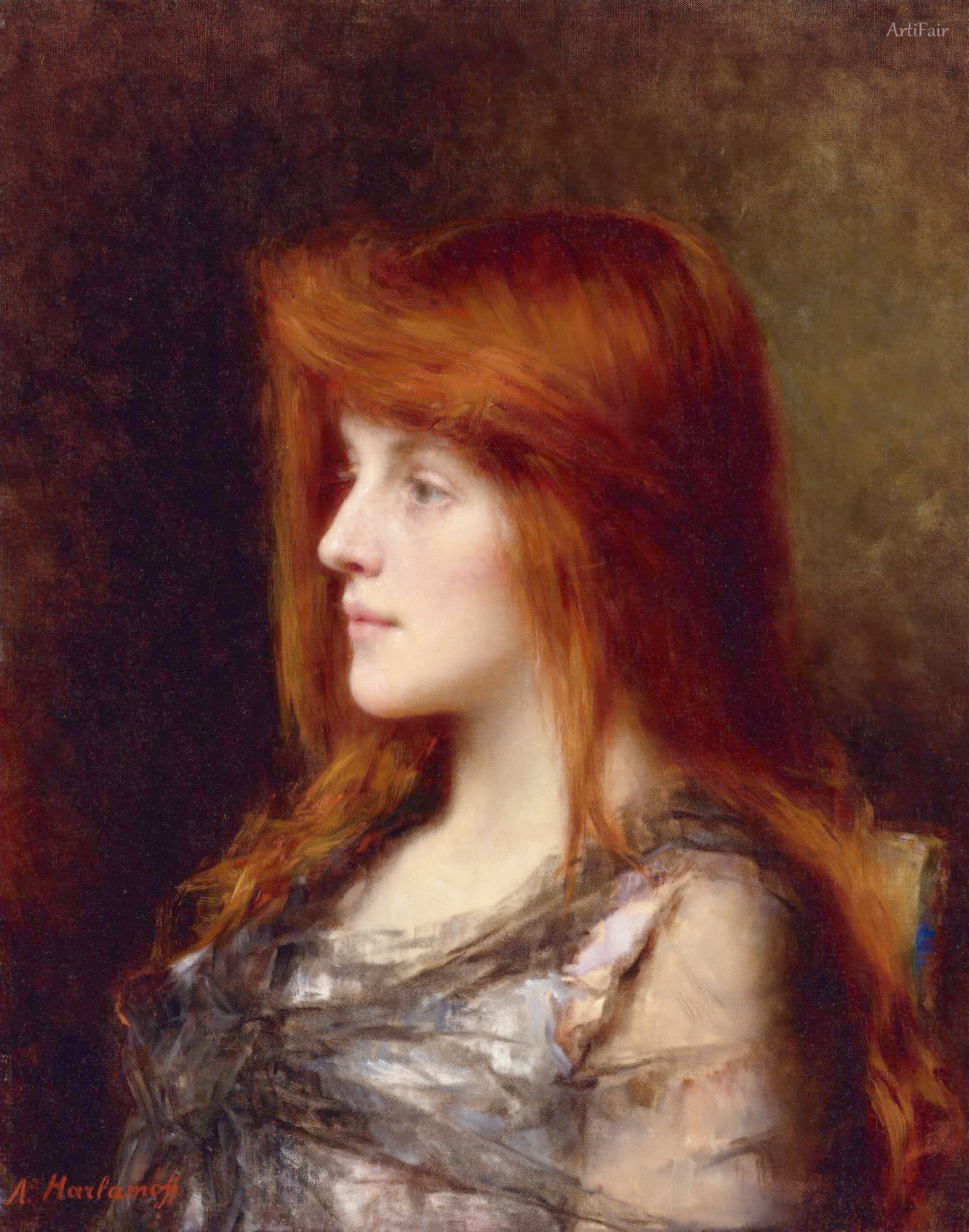 Auburn Haired Beauty