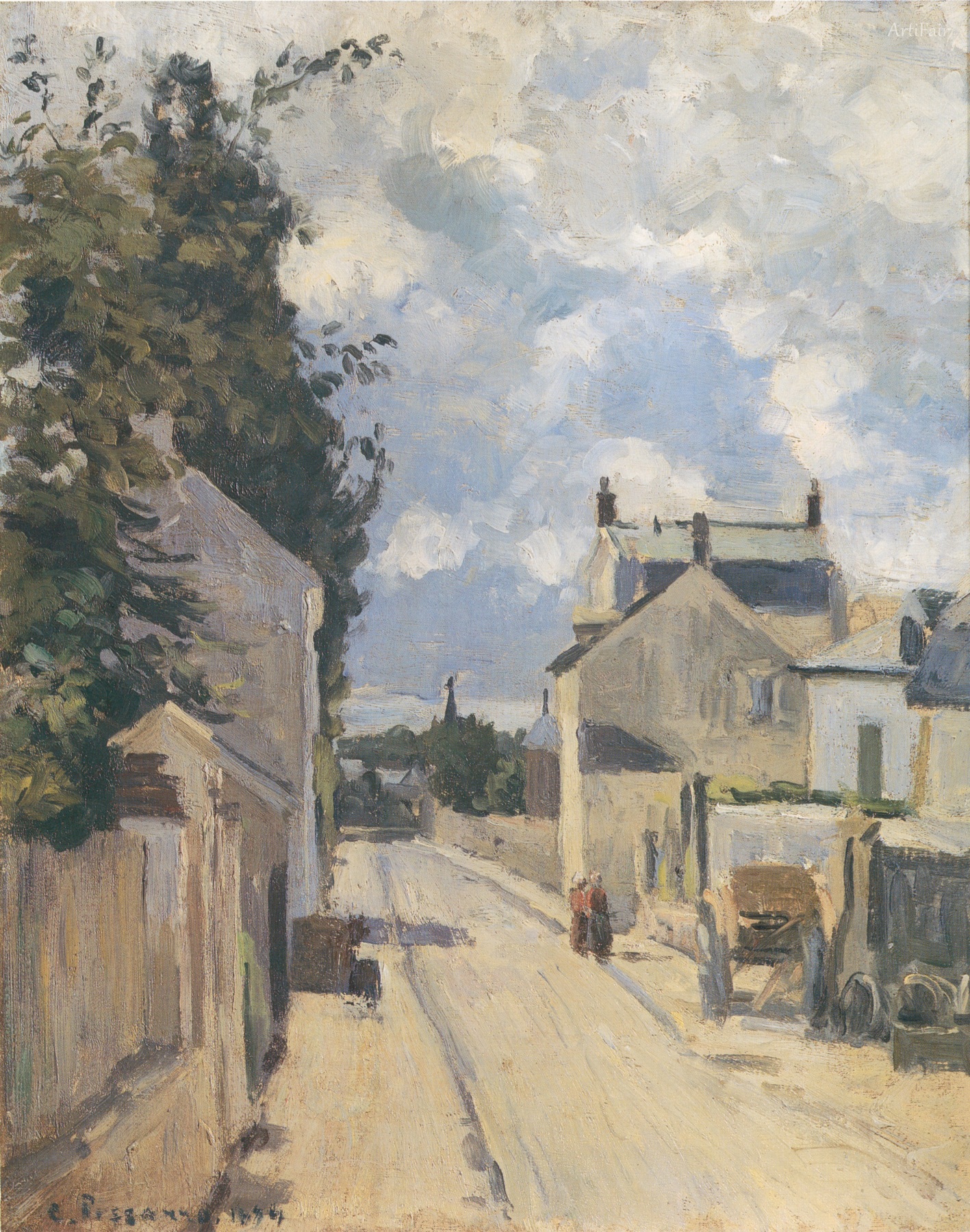 Rue de L´Hermitage Pontoise 1874
