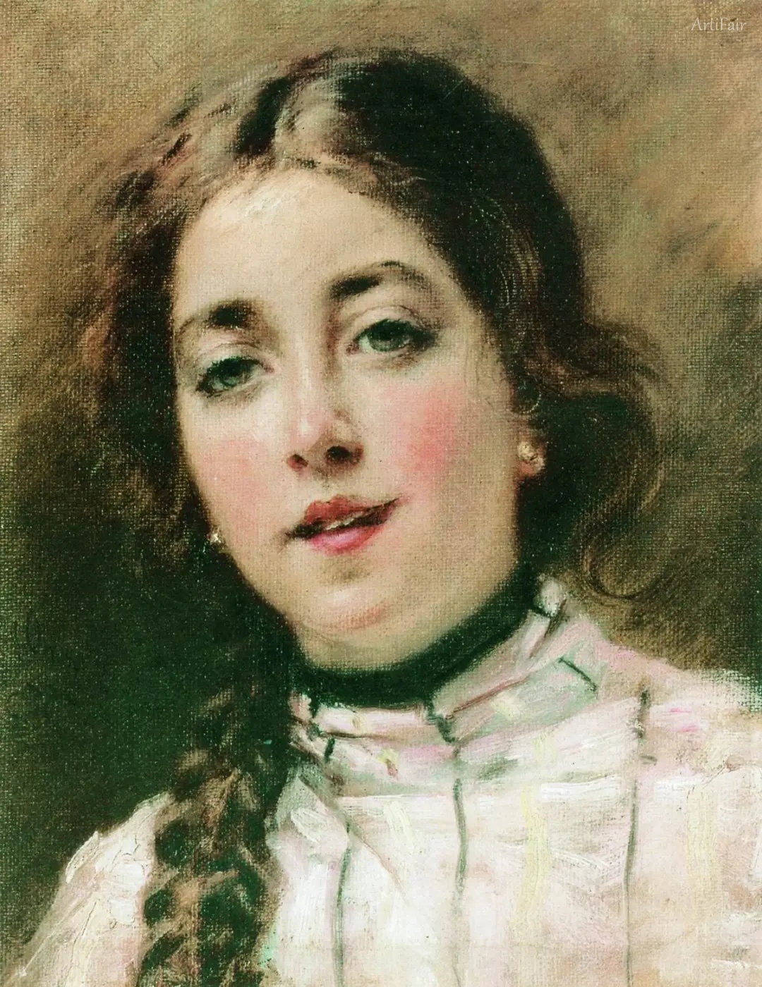 Portrait of the Artist's Daughter Olenka