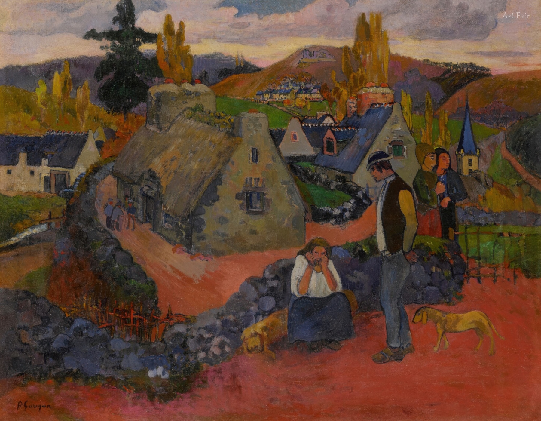 Drama in the Village, Pont-Aven