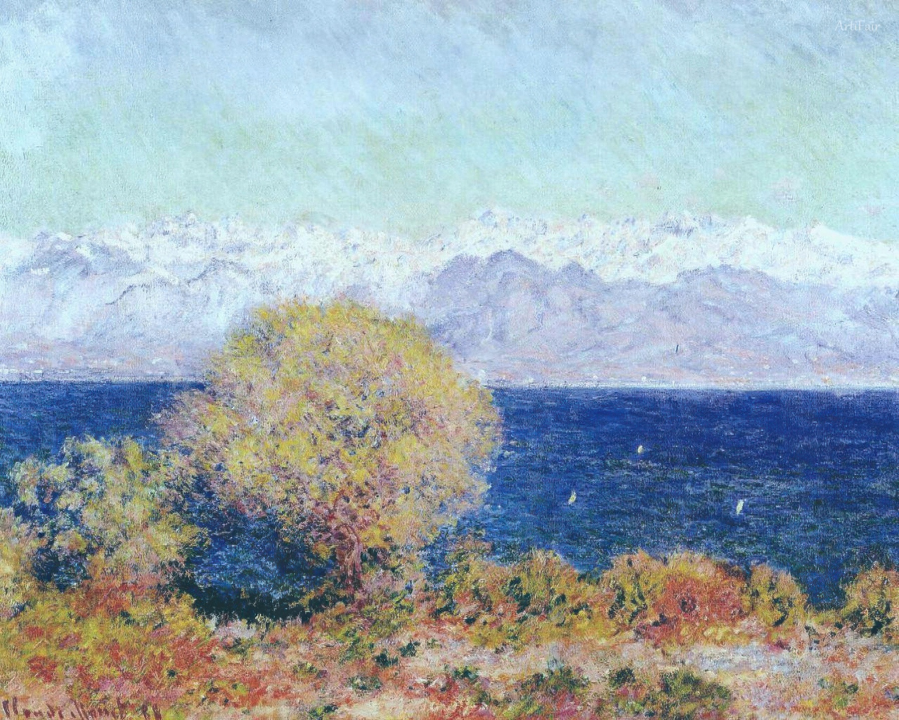 Pohled na Cap d'Antibes