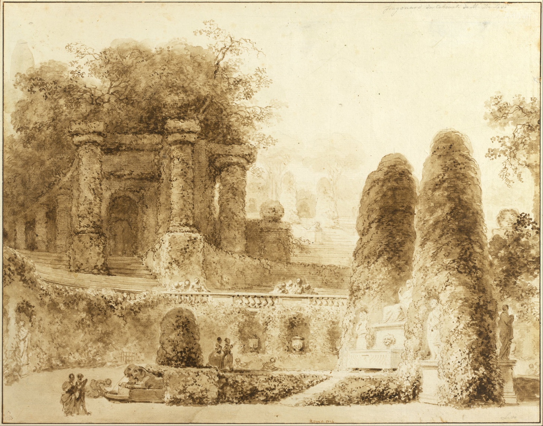 Parco Romano con Fontana