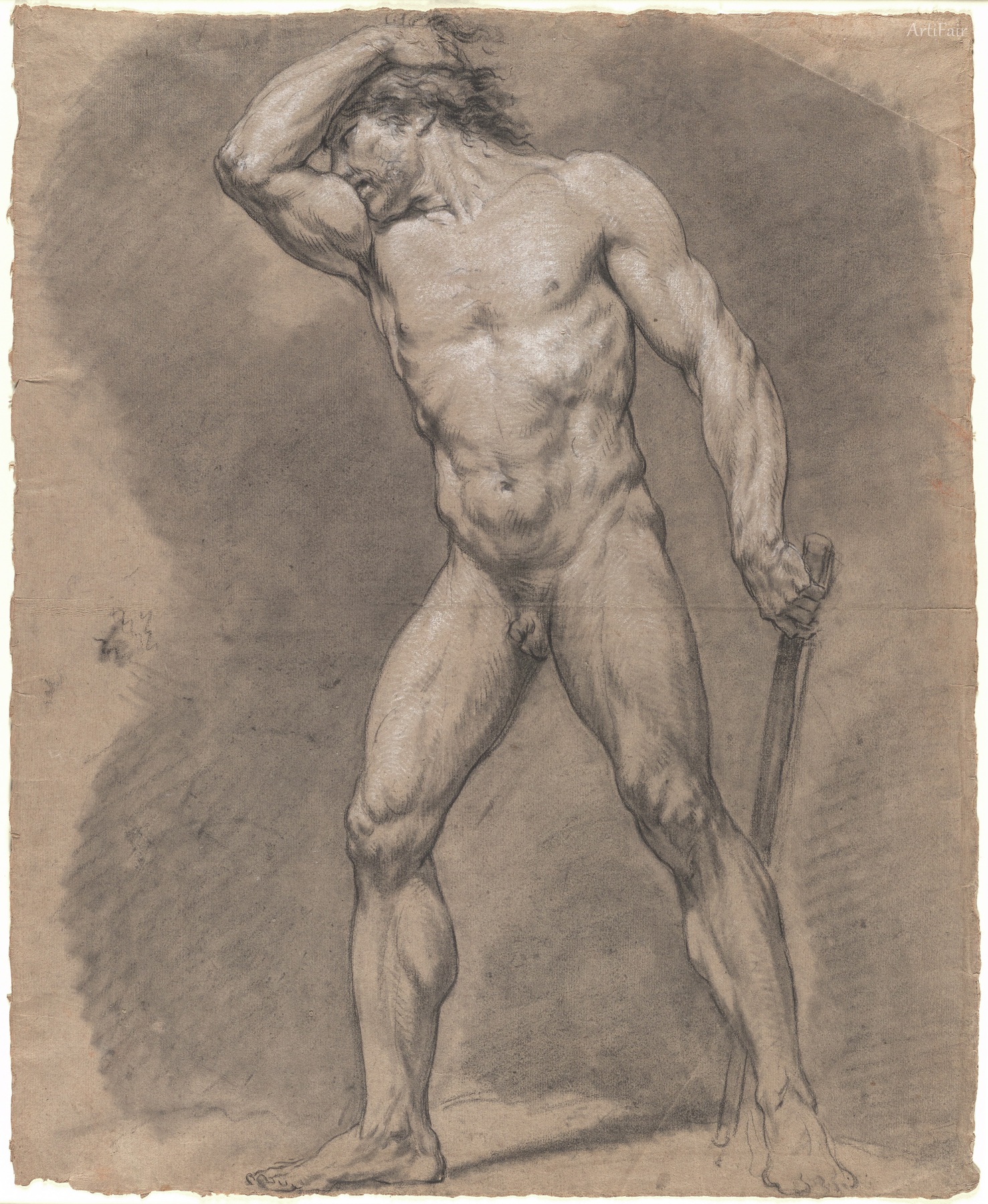 Man stepping to the right