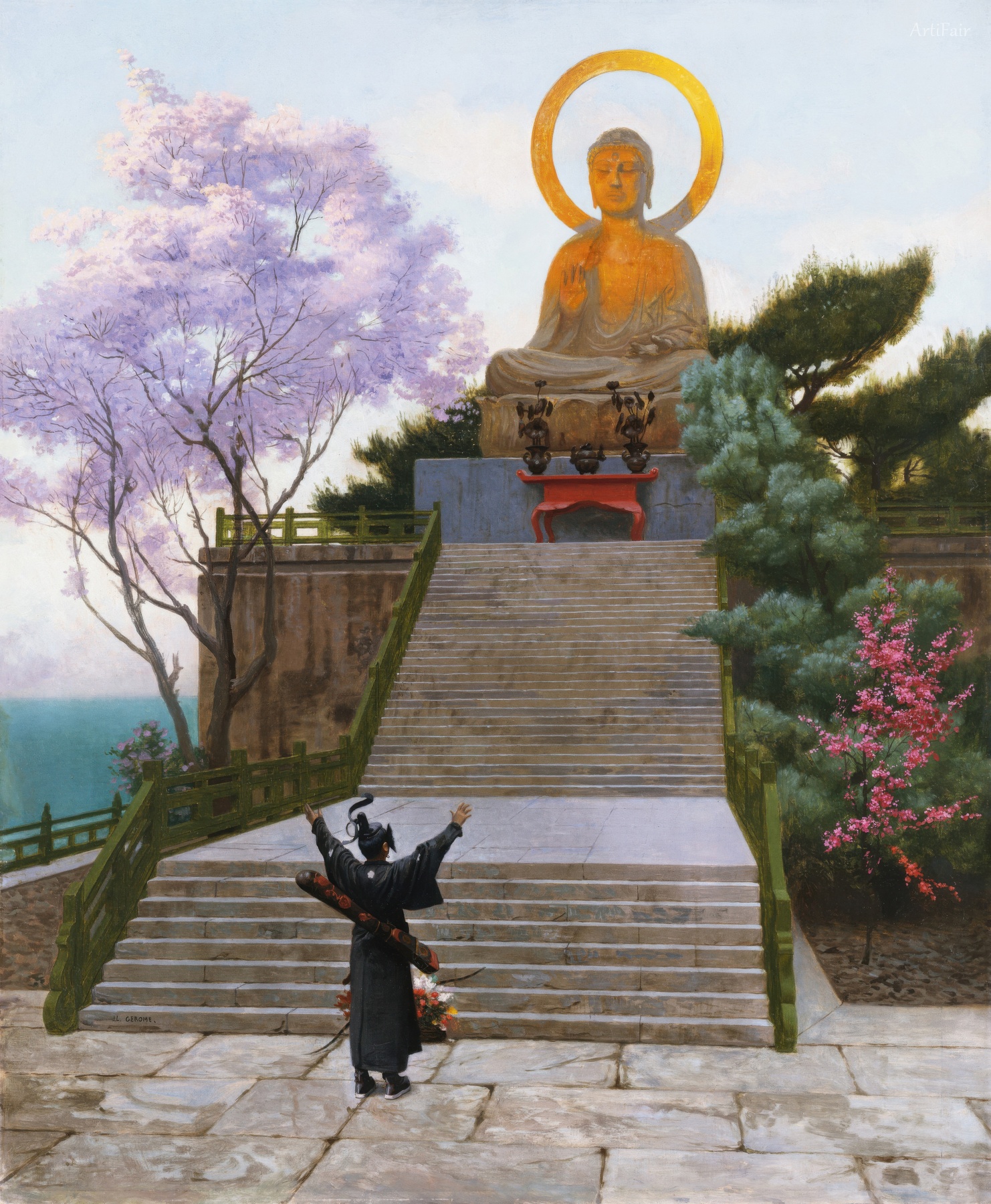 Japonês Implorando a uma Divindade