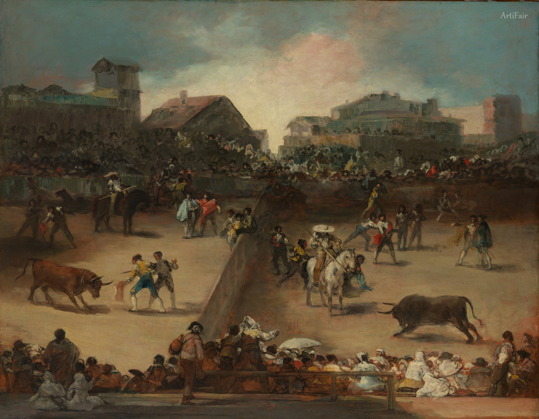 Bullfight in a Divided Ring