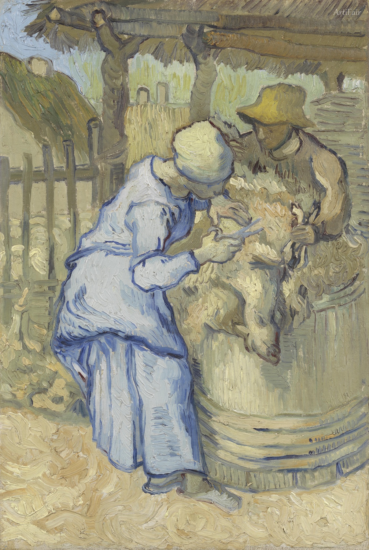 The Sheepshearer (after Millet)
