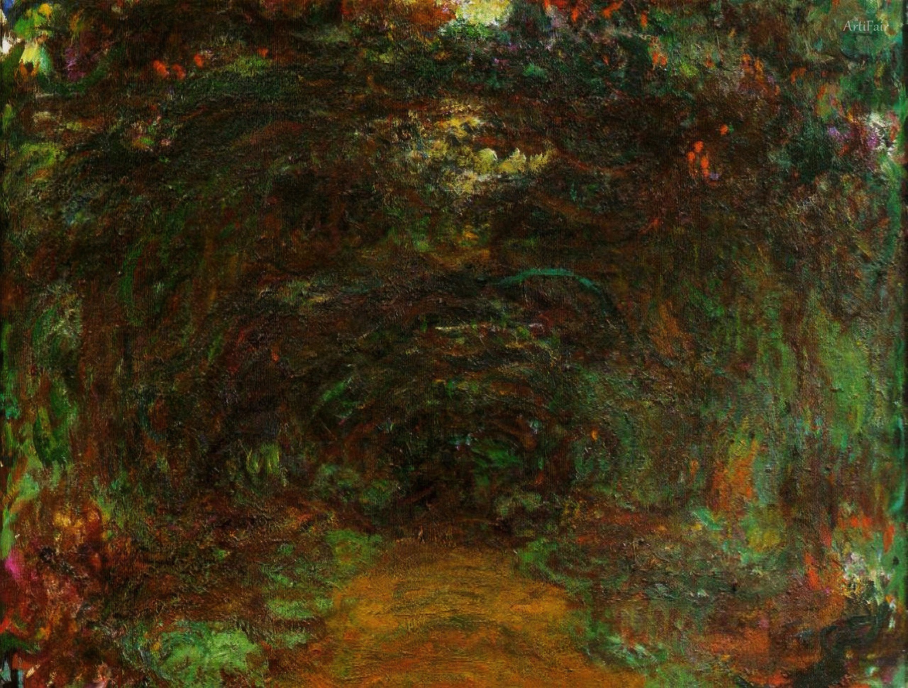 Path under the Rose Trellises, Giverny